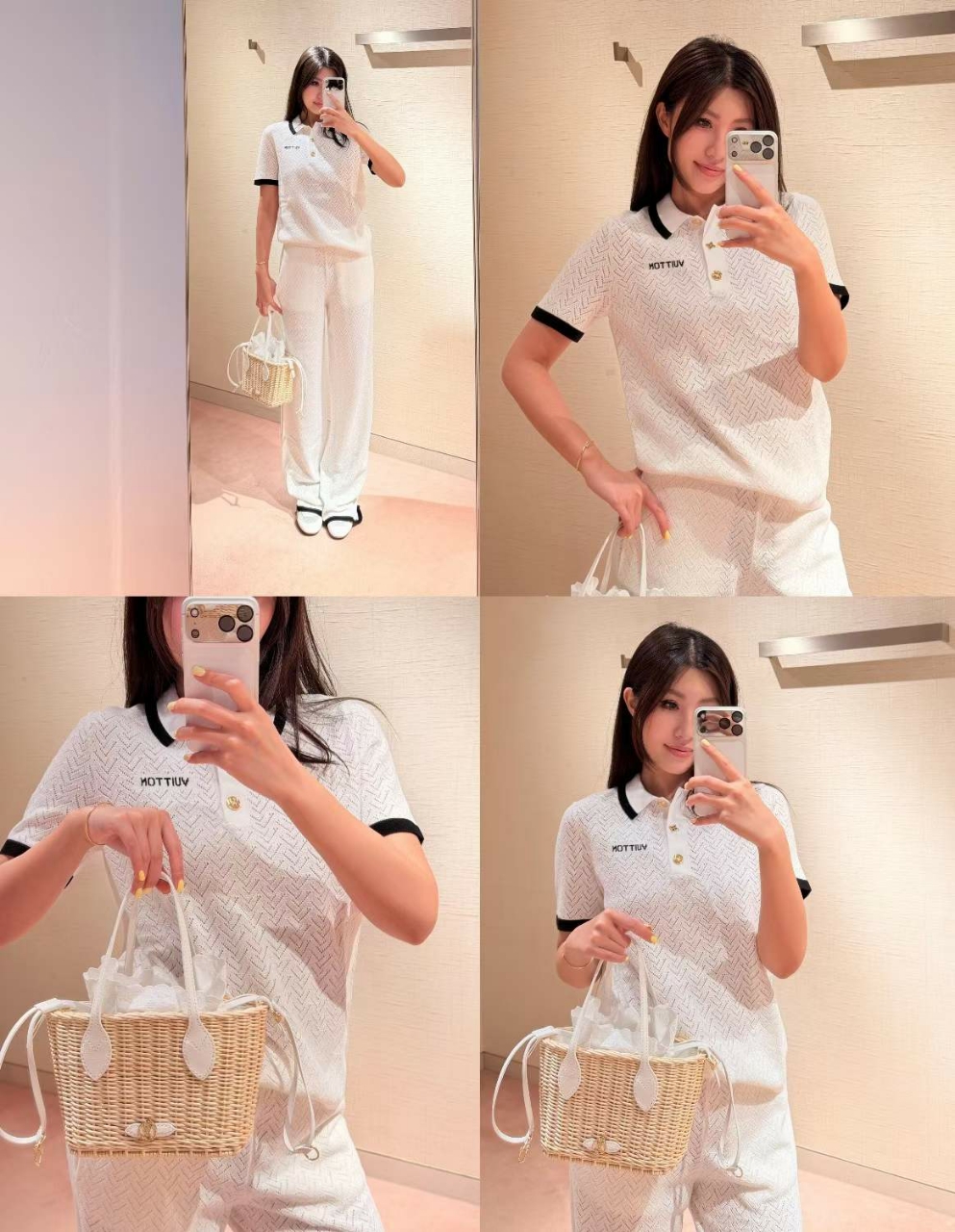 루이비통 포인텔 폴로 셔츠 . 팬츠 셋업
