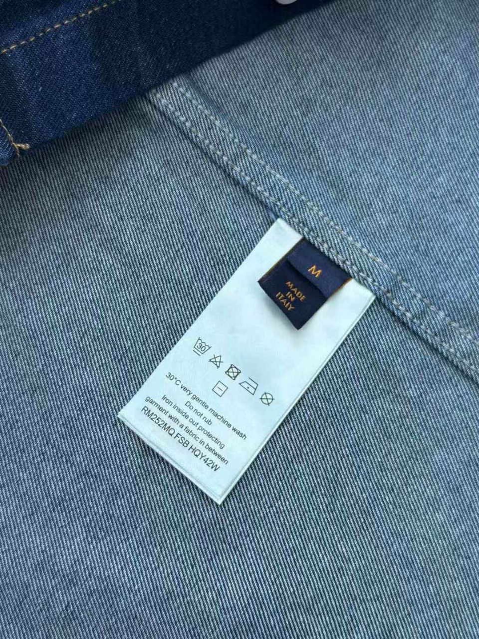 루이비통 테일러드 데님 셔츠