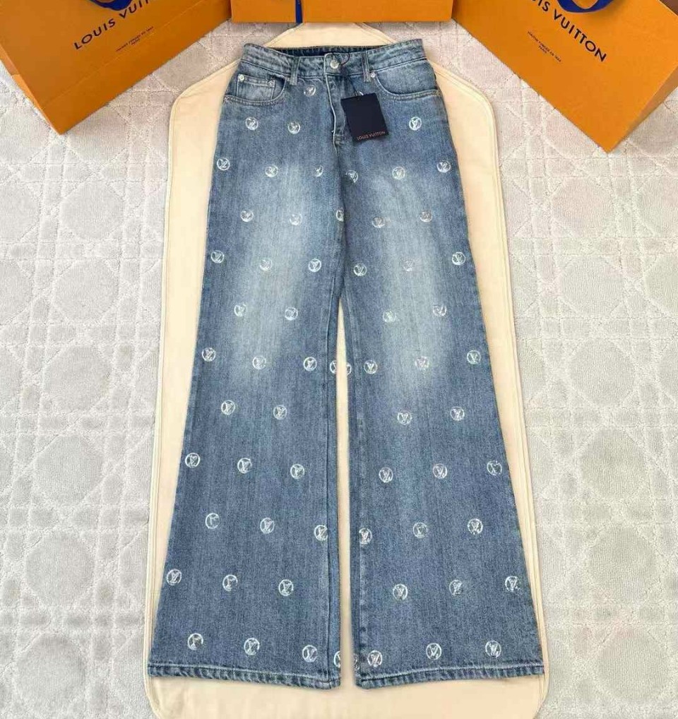 루이비통 LV SKI 데님 팬츠