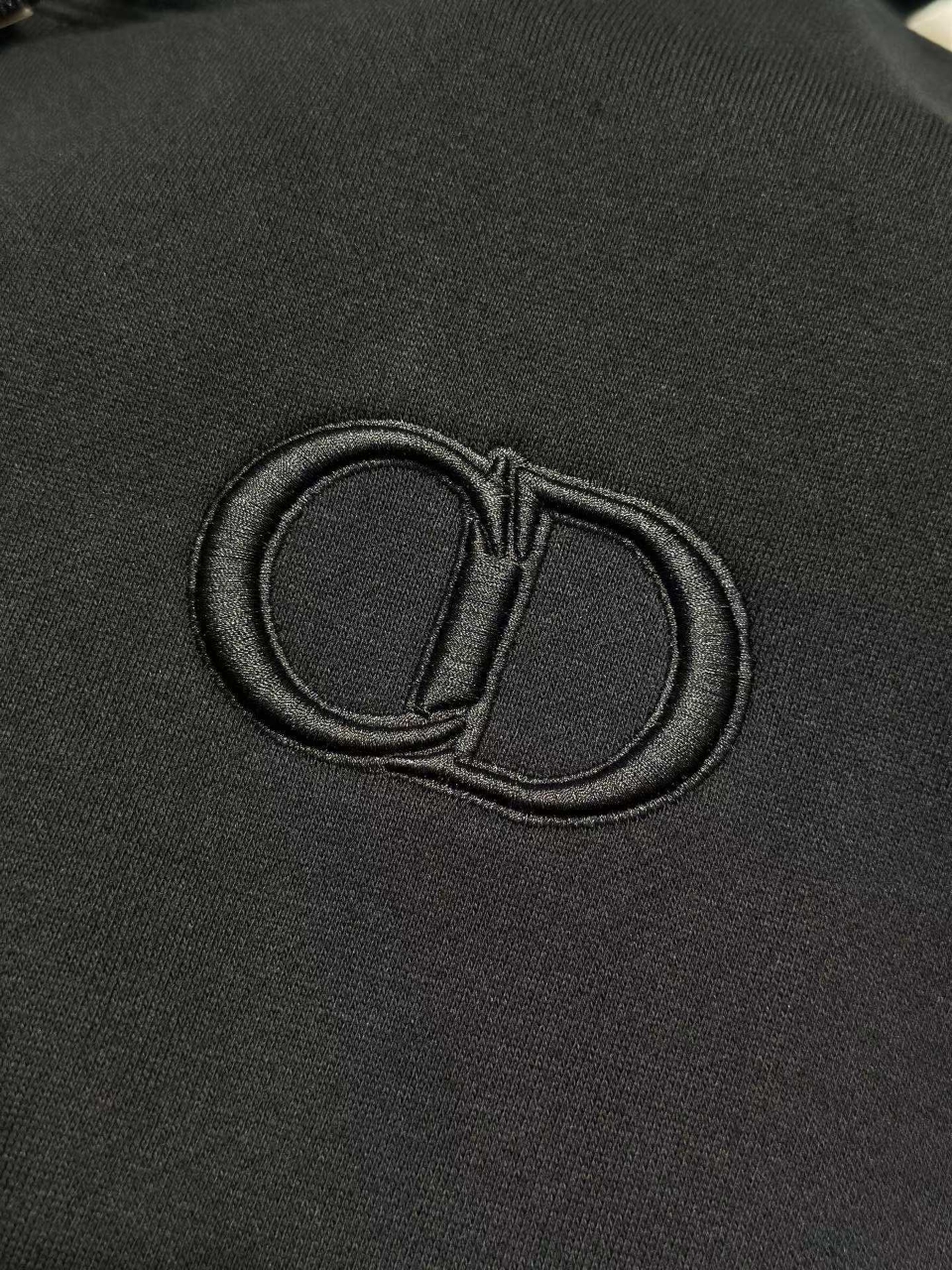 디올 CD 아이콘 자수 후드