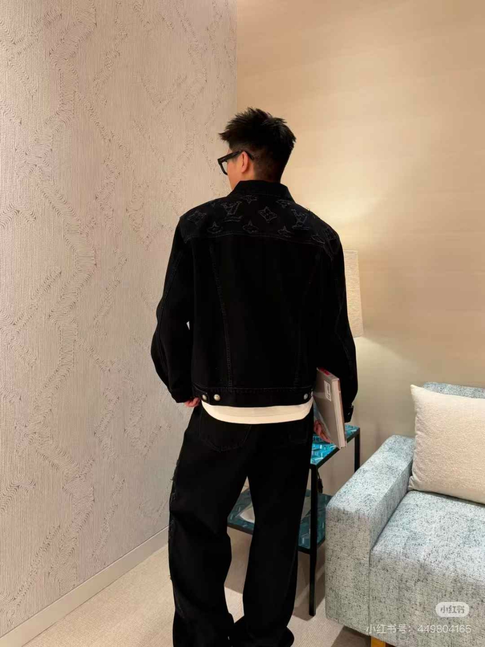 루이비통 데님 자켓