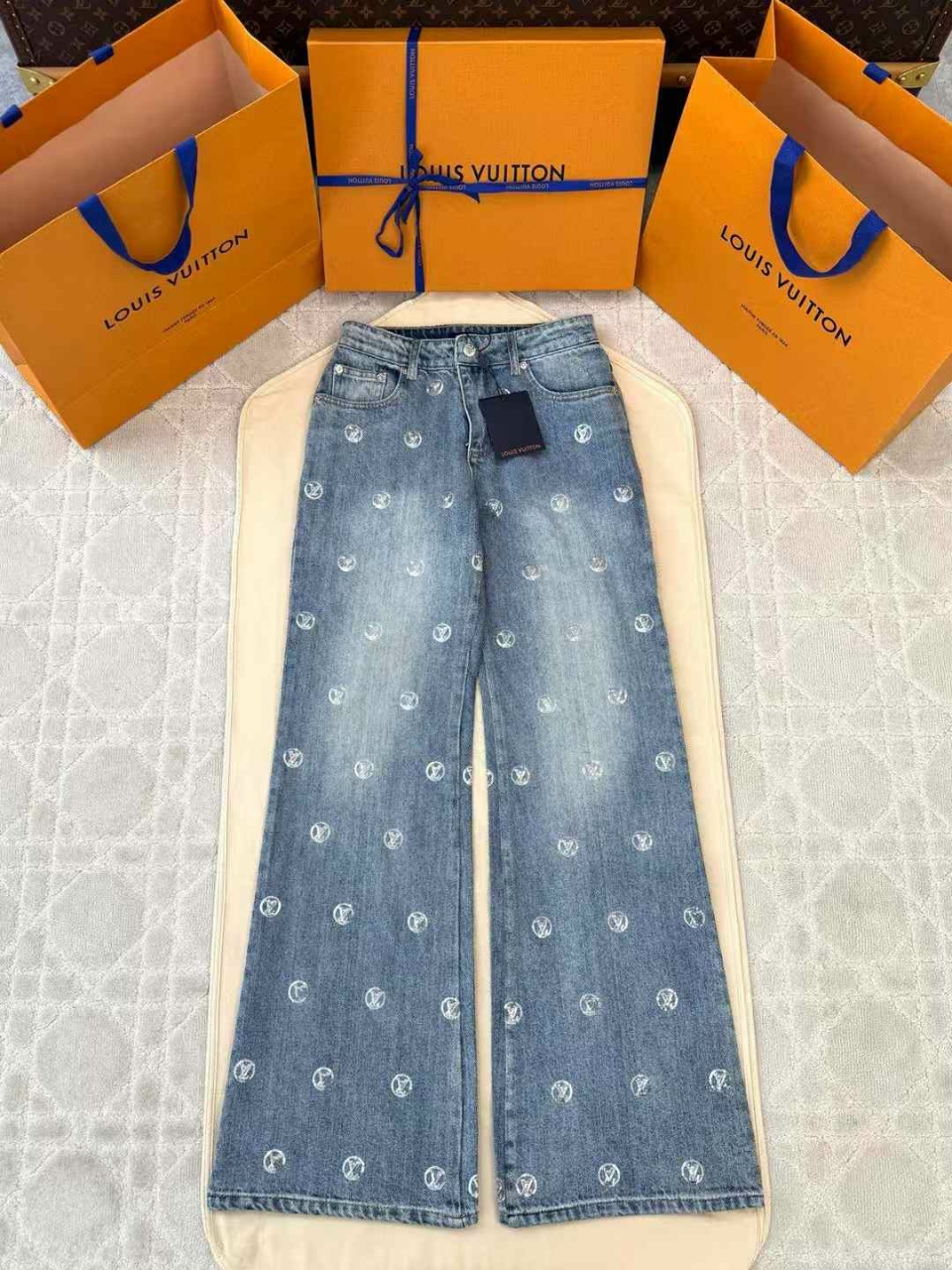 루이비통 LV SKI 데님 팬츠