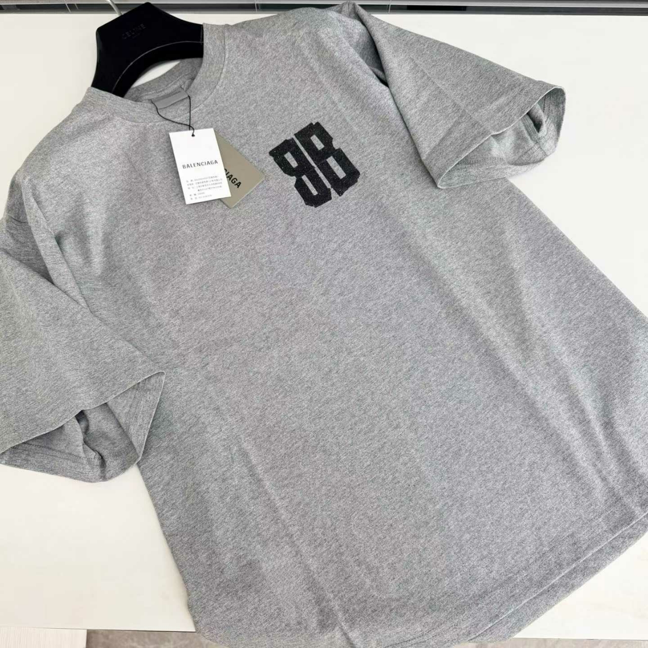 발렌시아가 BB 마스킹 테이프 티셔츠