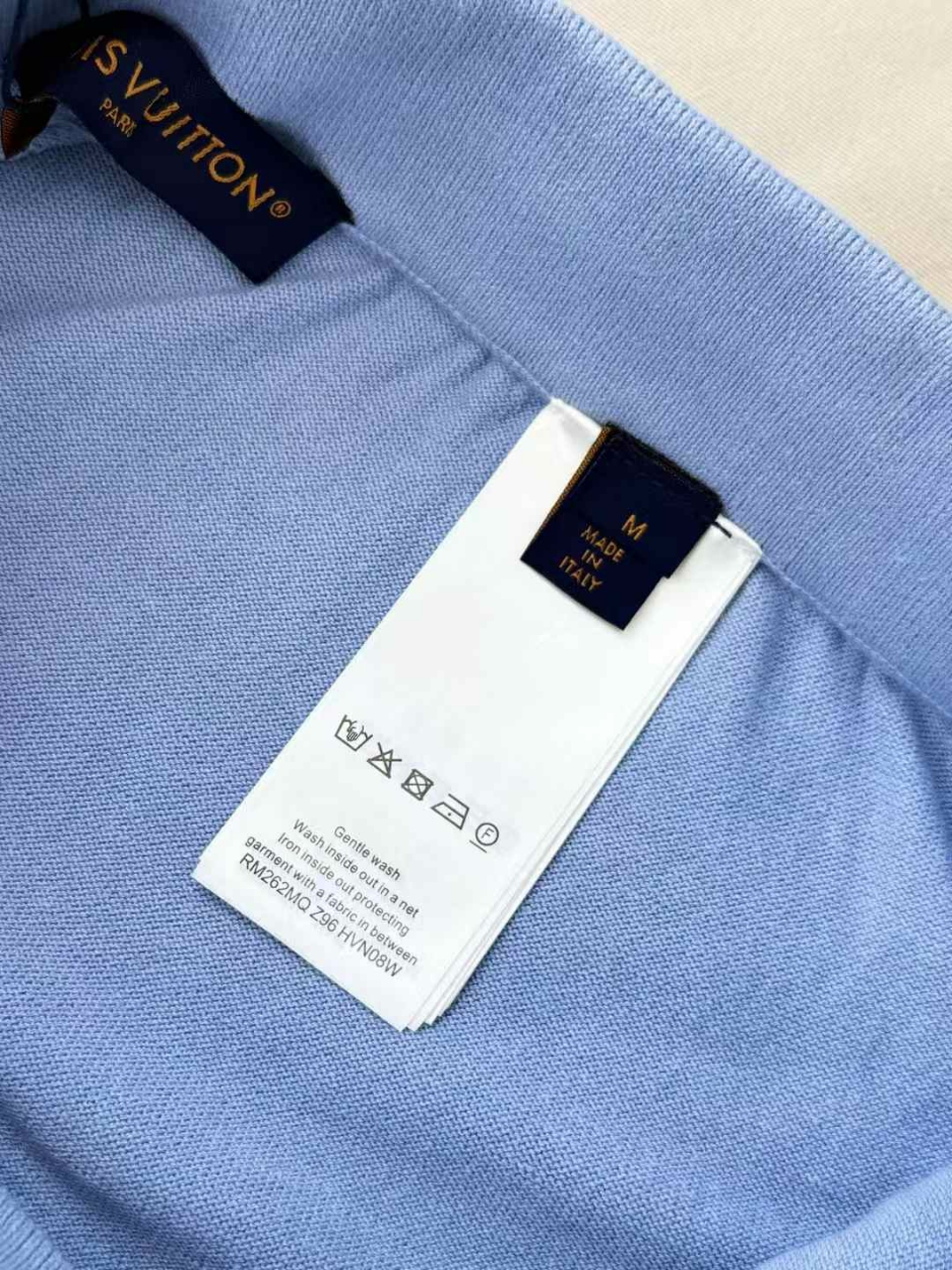 루이비통 니티드 패치워크 데님 반바지