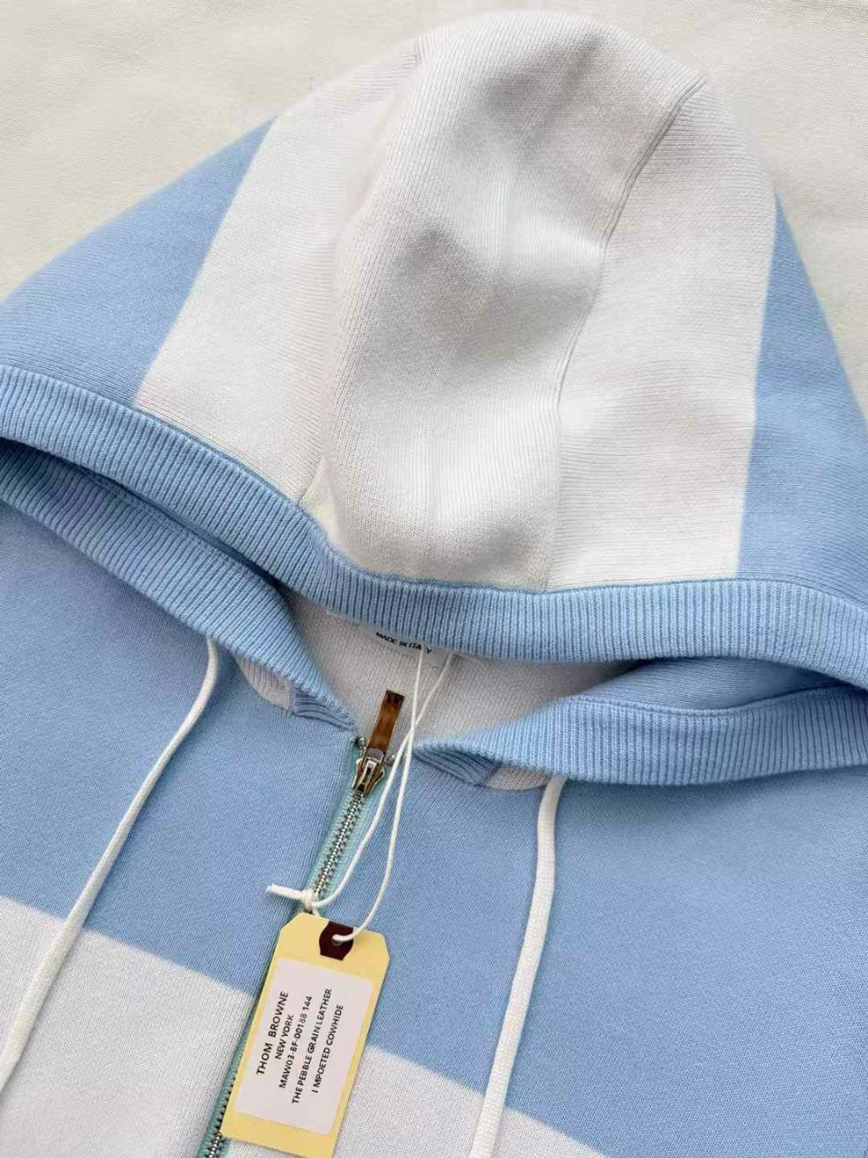 톰브라운 헥터 4바 럭비 후드 집업