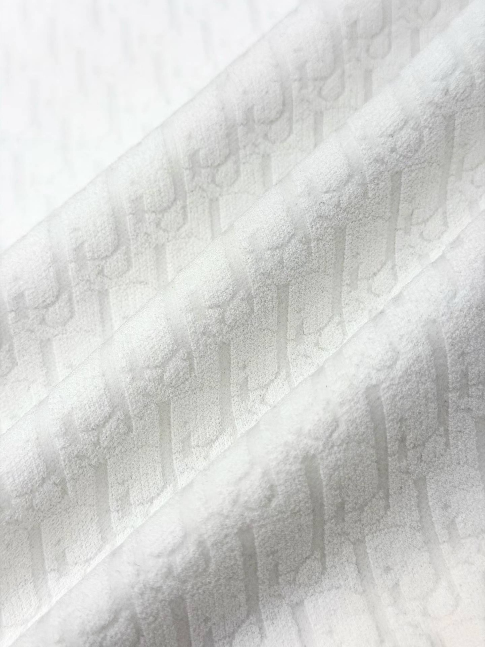 디올 오블리크 테크니컬 자카드 반팔 니트