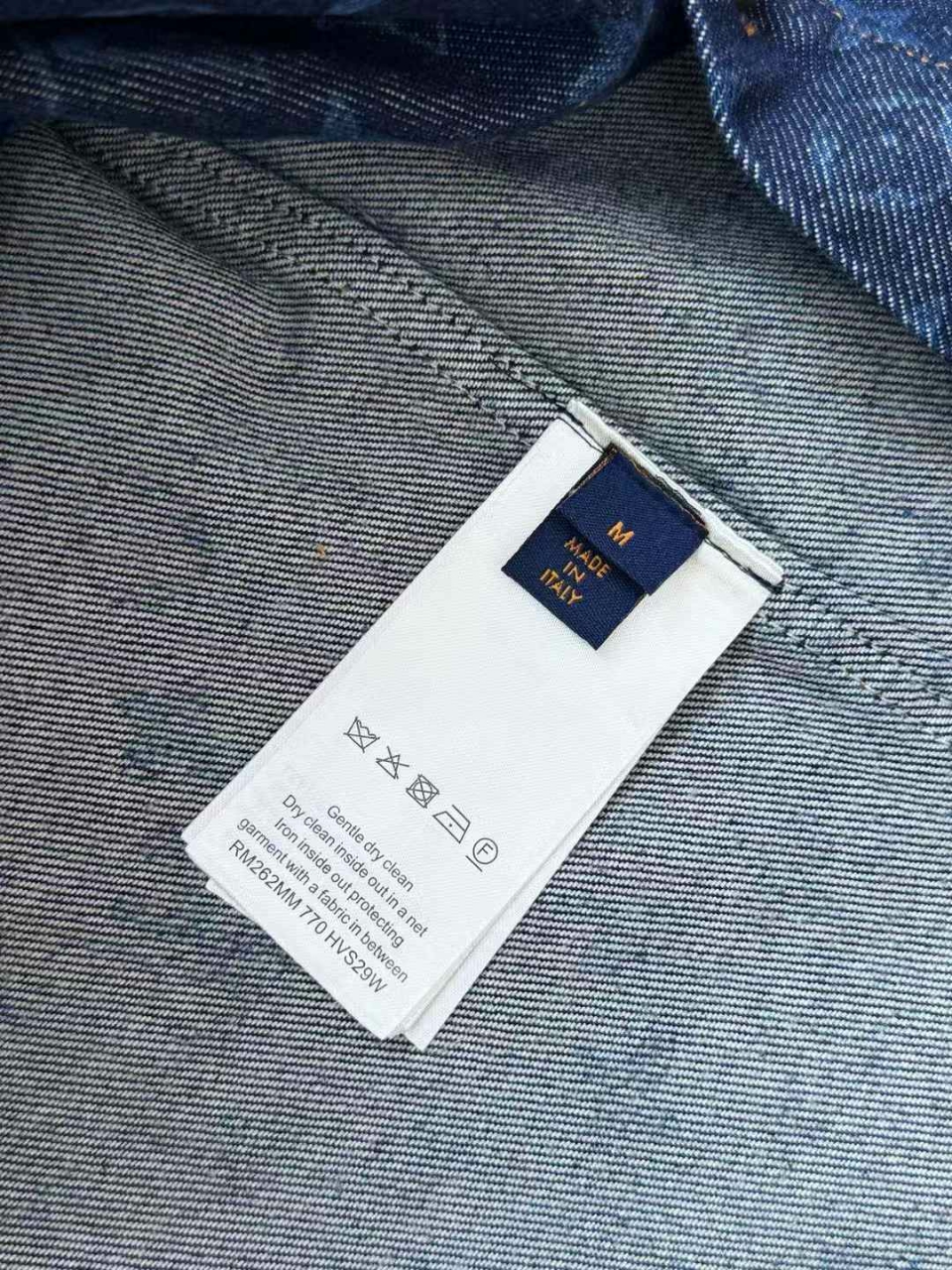 루이비통 모노그램 데님 반팔 셔츠