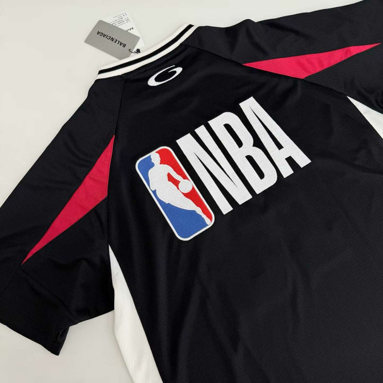 발렌시아가 NBA 오버사이즈 저지 티셔츠