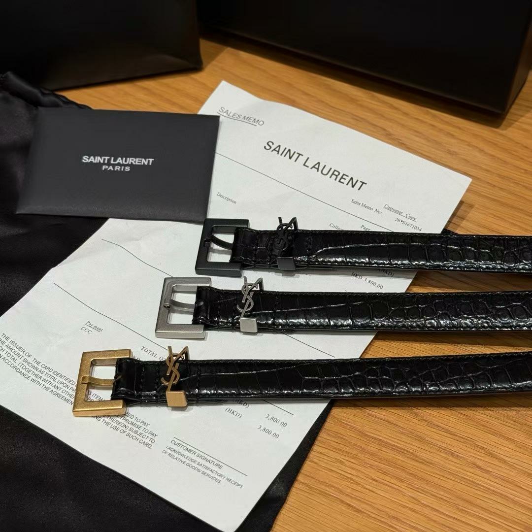 생로랑 YSL 버클 벨트