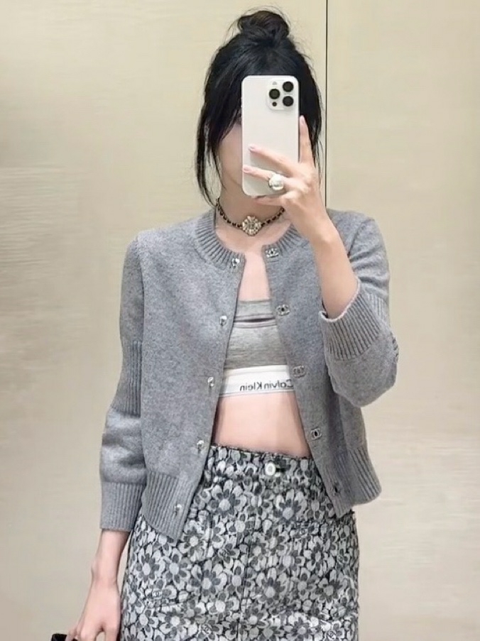샤넬 캐시미어 가디건