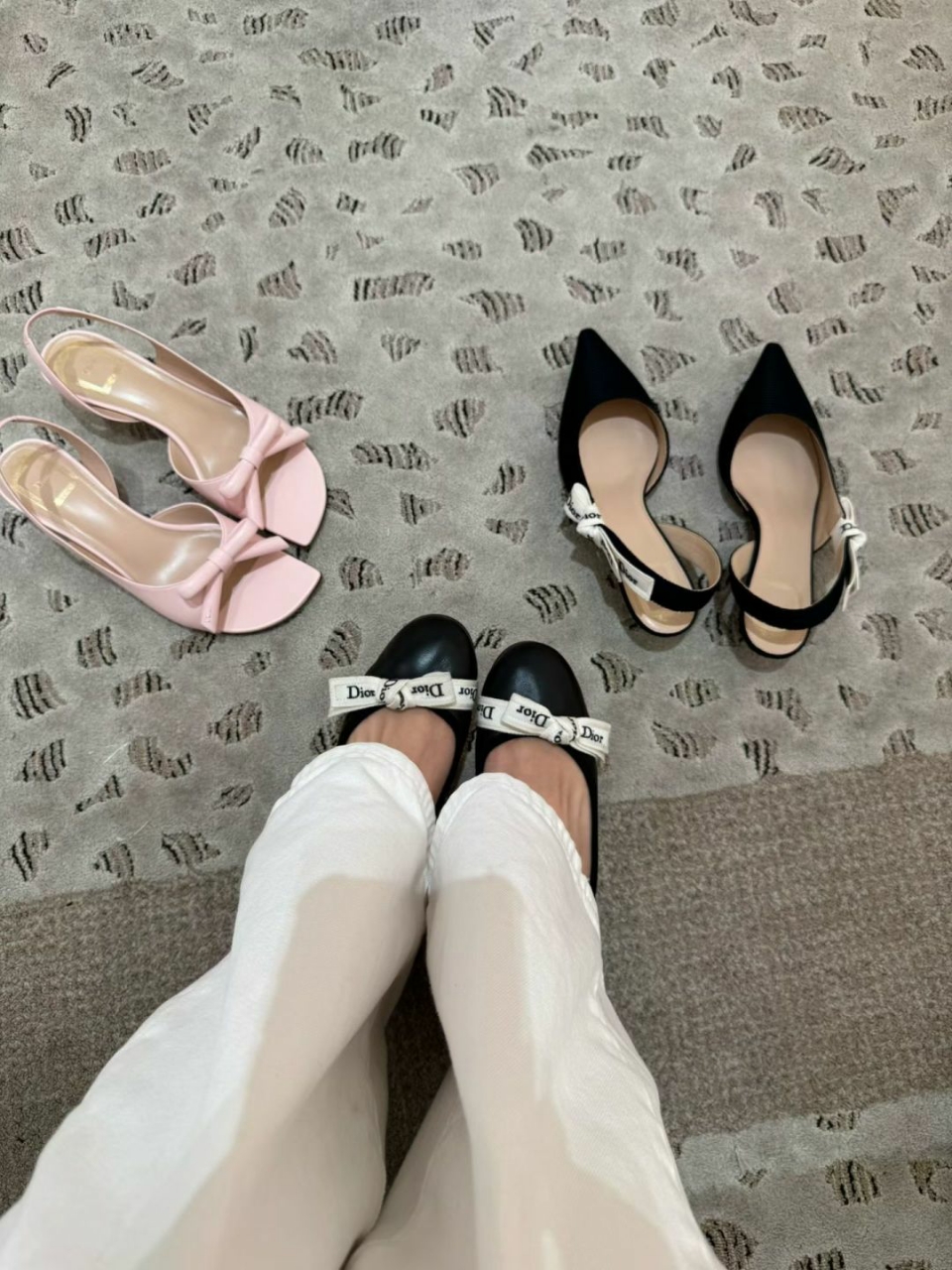 디올 자디올 발레 플랫슈즈