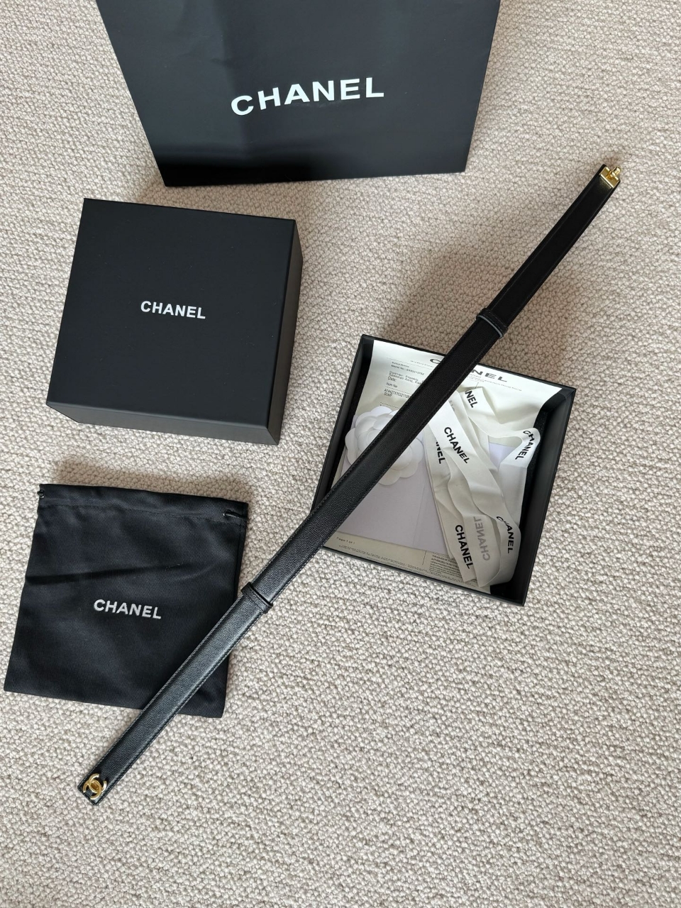 샤넬 26FW CC로고 벨트