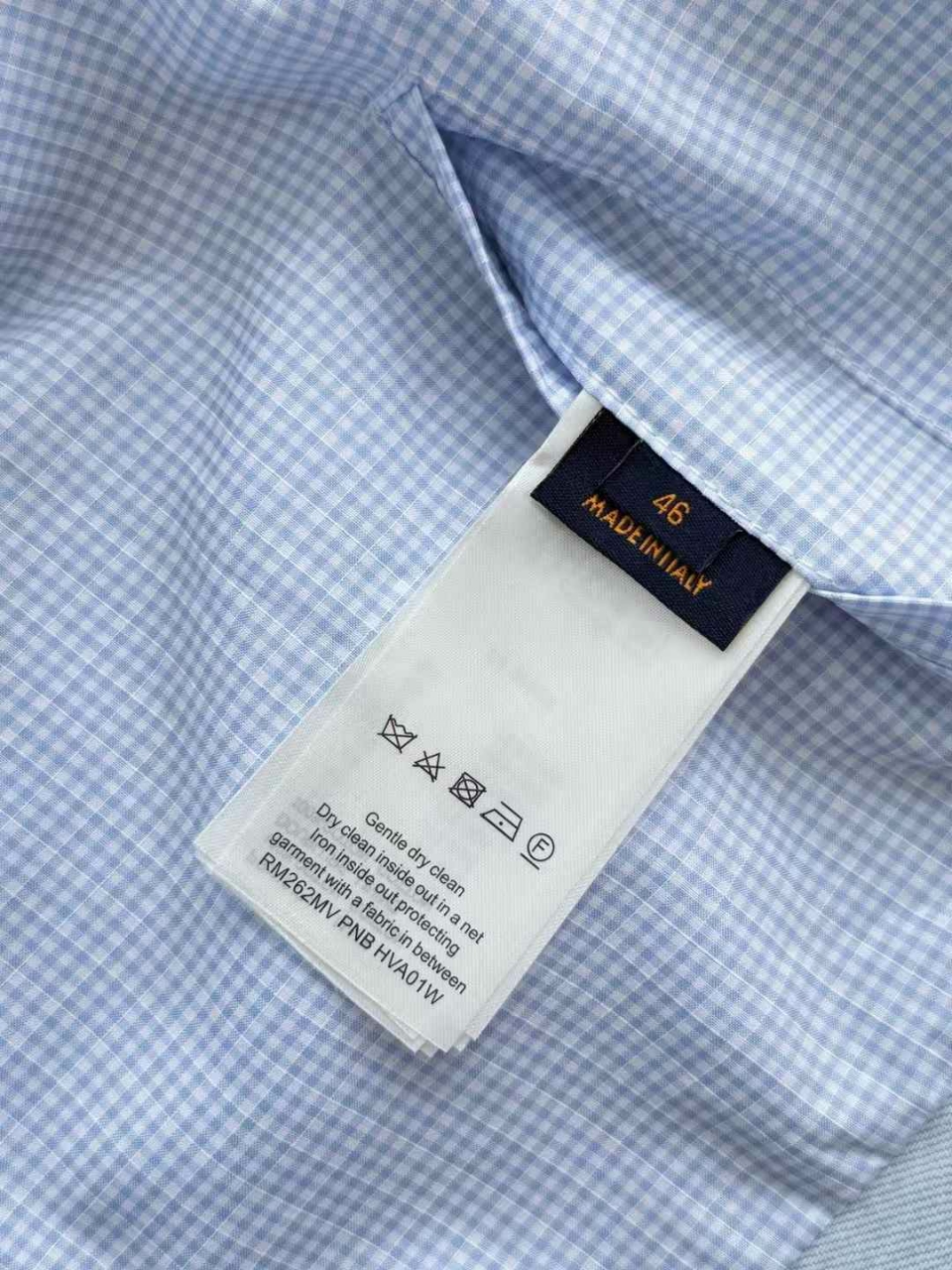 루이비통 엠브로이더드 시그니처 데님 워크웨어 블루종