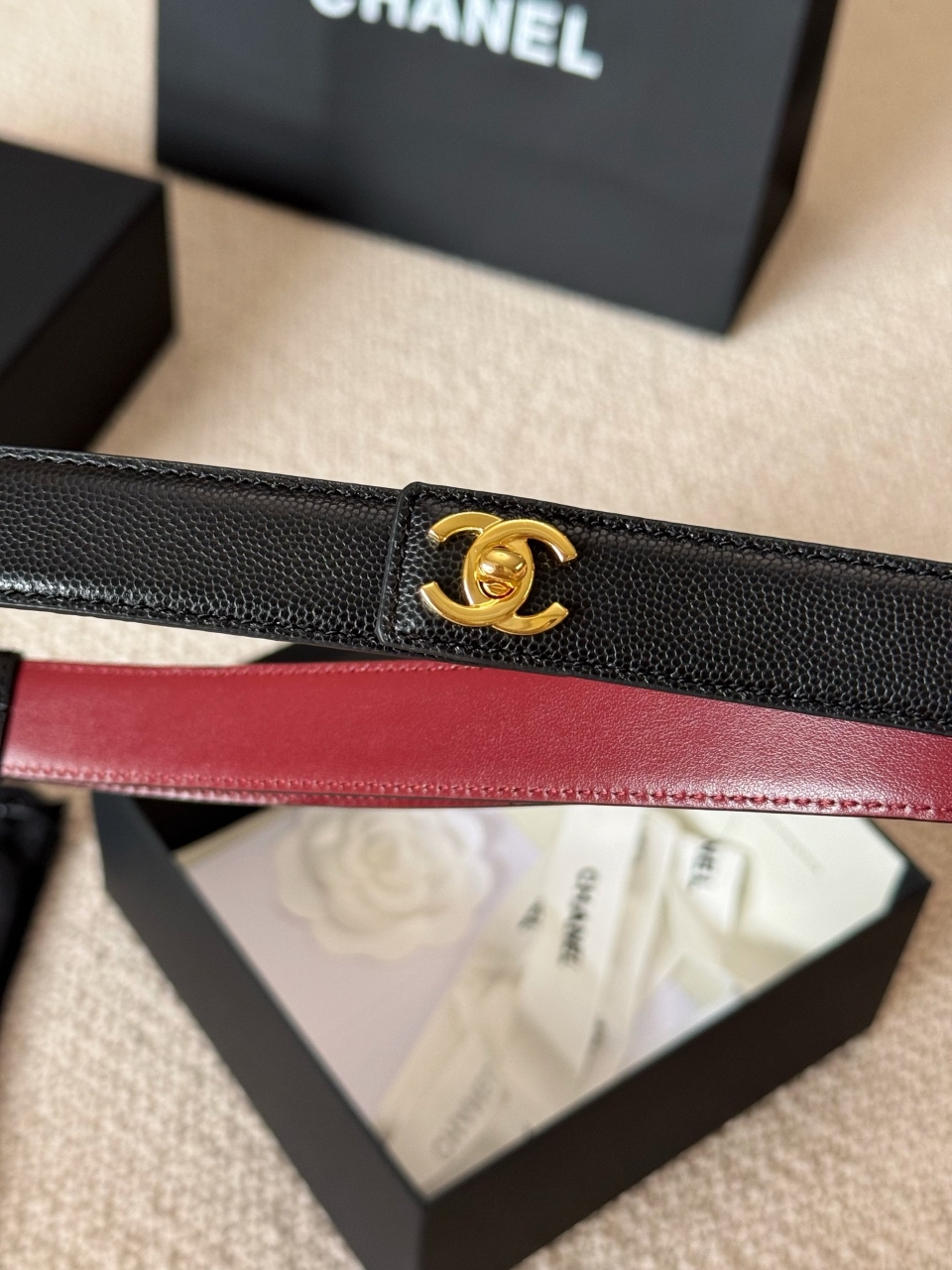 샤넬 26FW CC로고 벨트