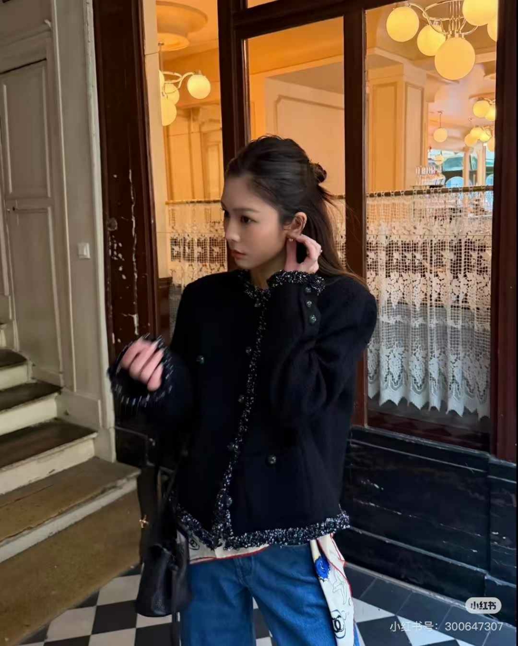샤넬 트위드 자켓