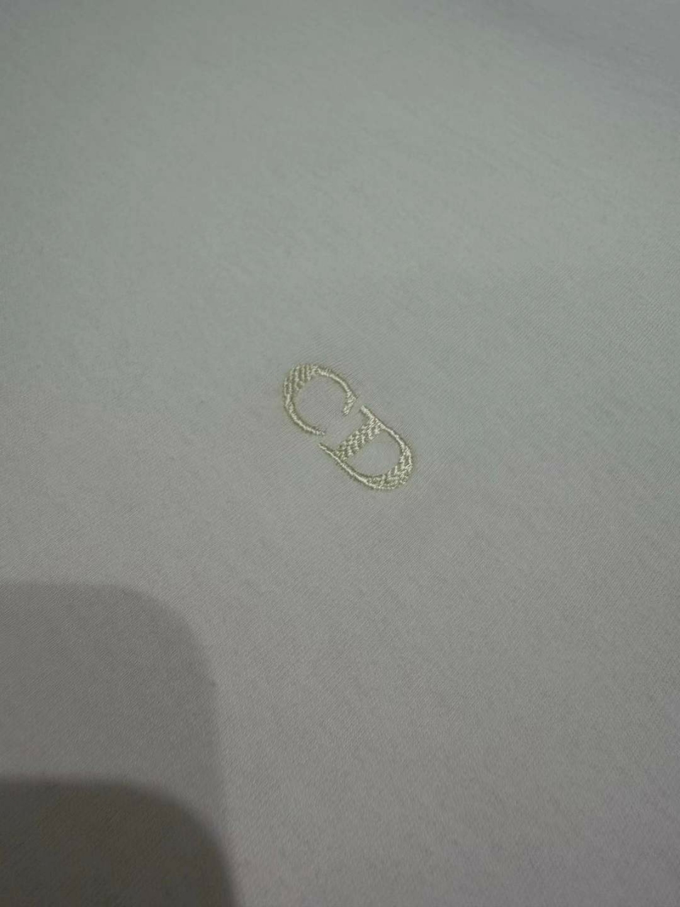 디올 CD 자수 반팔 니트