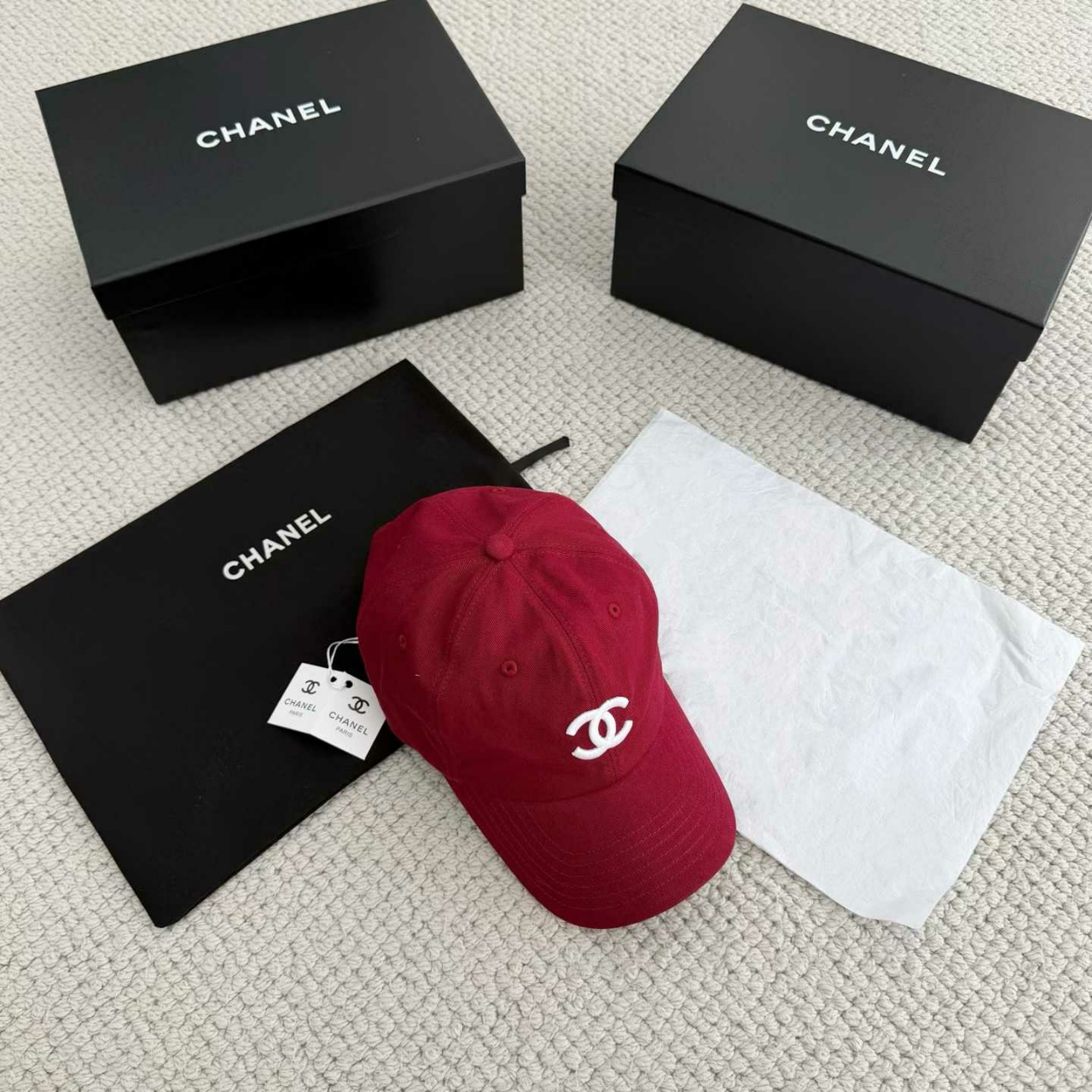 샤넬 CC로고 볼캡