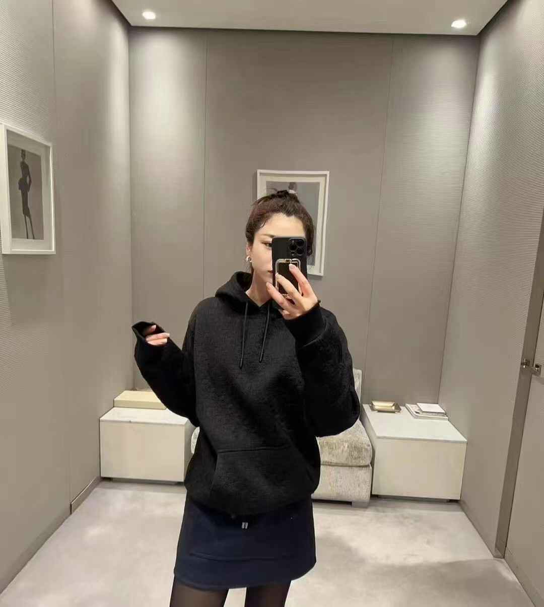 디올 오블리크 후드