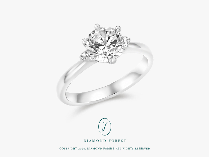 Lisianthus Blush Flower | 1.04ct (작업진행중)