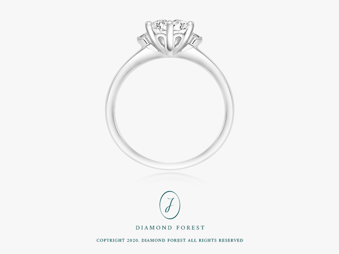 Lisianthus Blush Flower | 1.04ct (가격 등 확인요망)