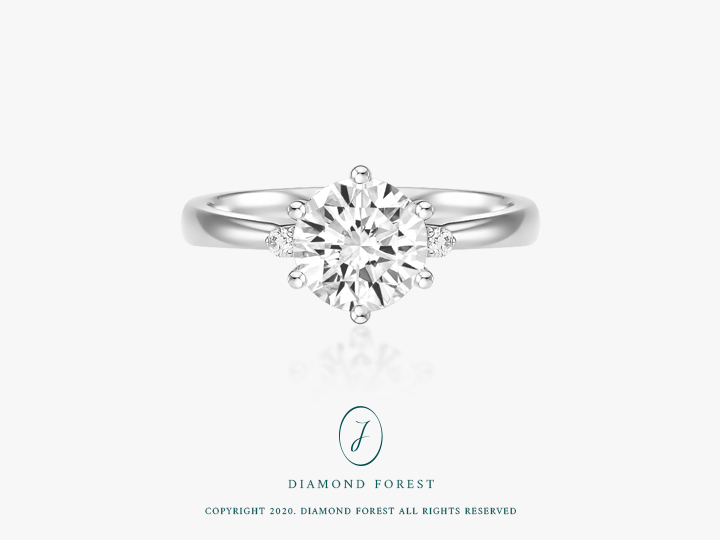 Lisianthus Blush Flower | 1.04ct (작업진행중)