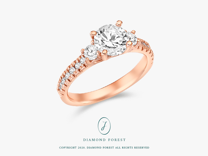 Lisianthus Blush Flower | 1.04ct (작업진행중)