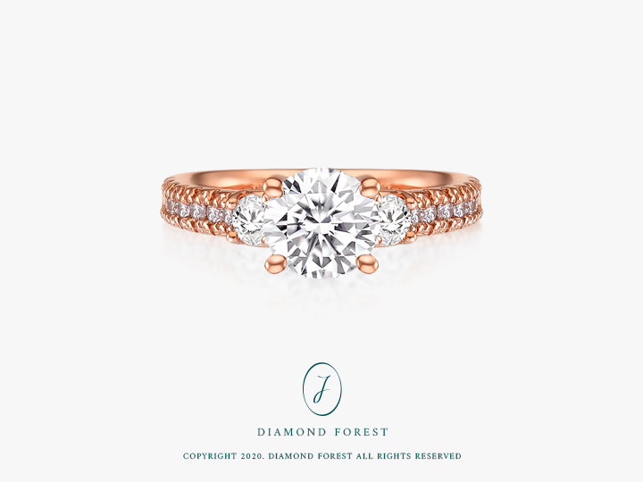 Lisianthus Blush Flower | 1.04ct (작업진행중)