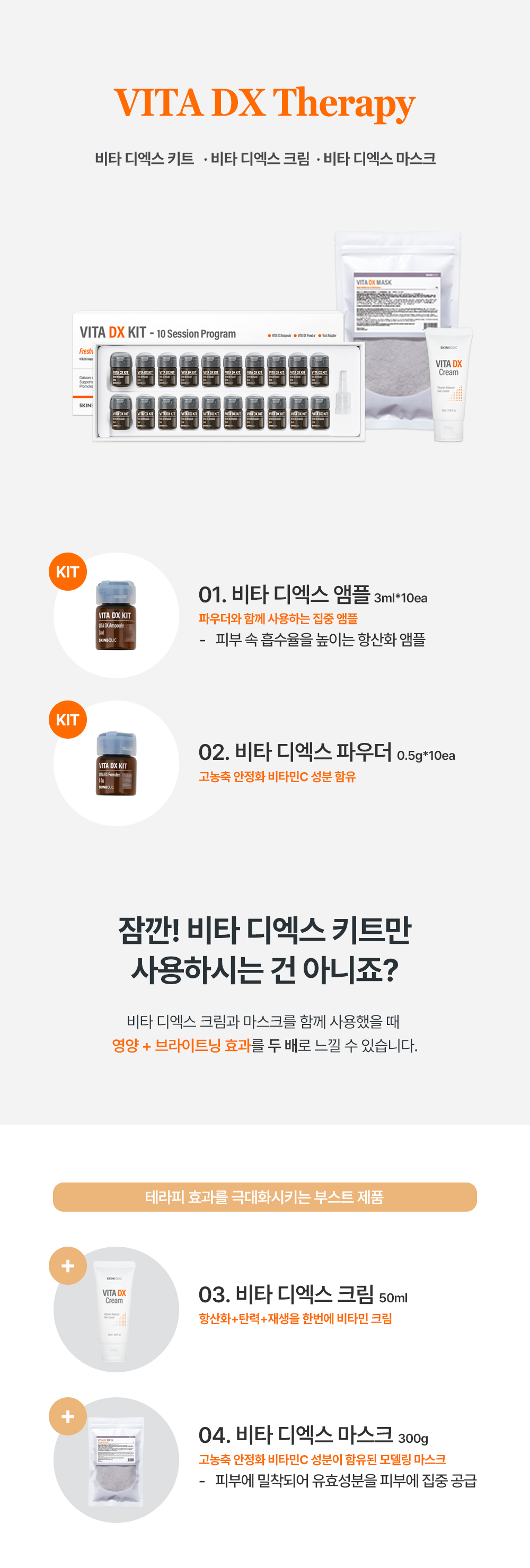 🤎10월 프로모션🤎[2+1/3+3] 비타 디엑스 키트