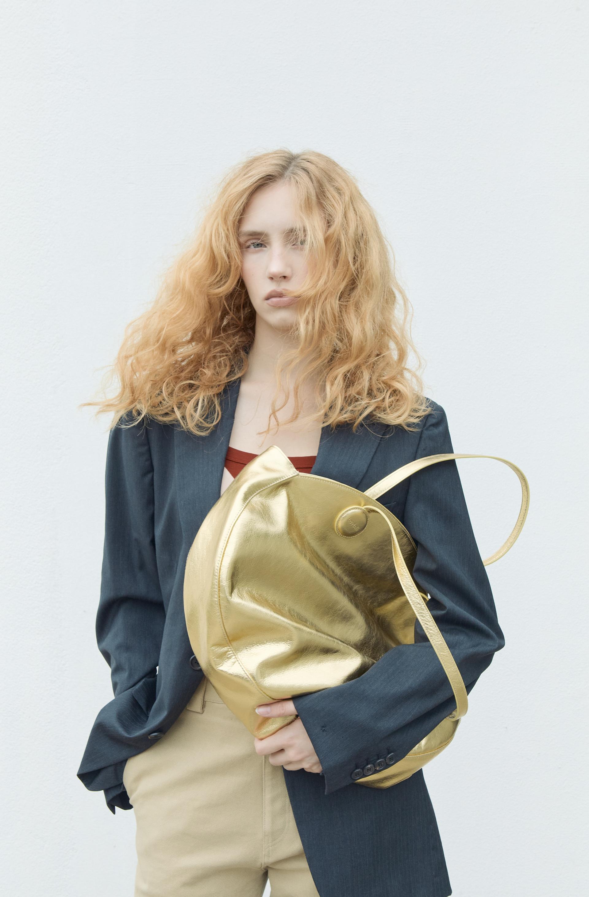 Jumbo Pita bag (gold)