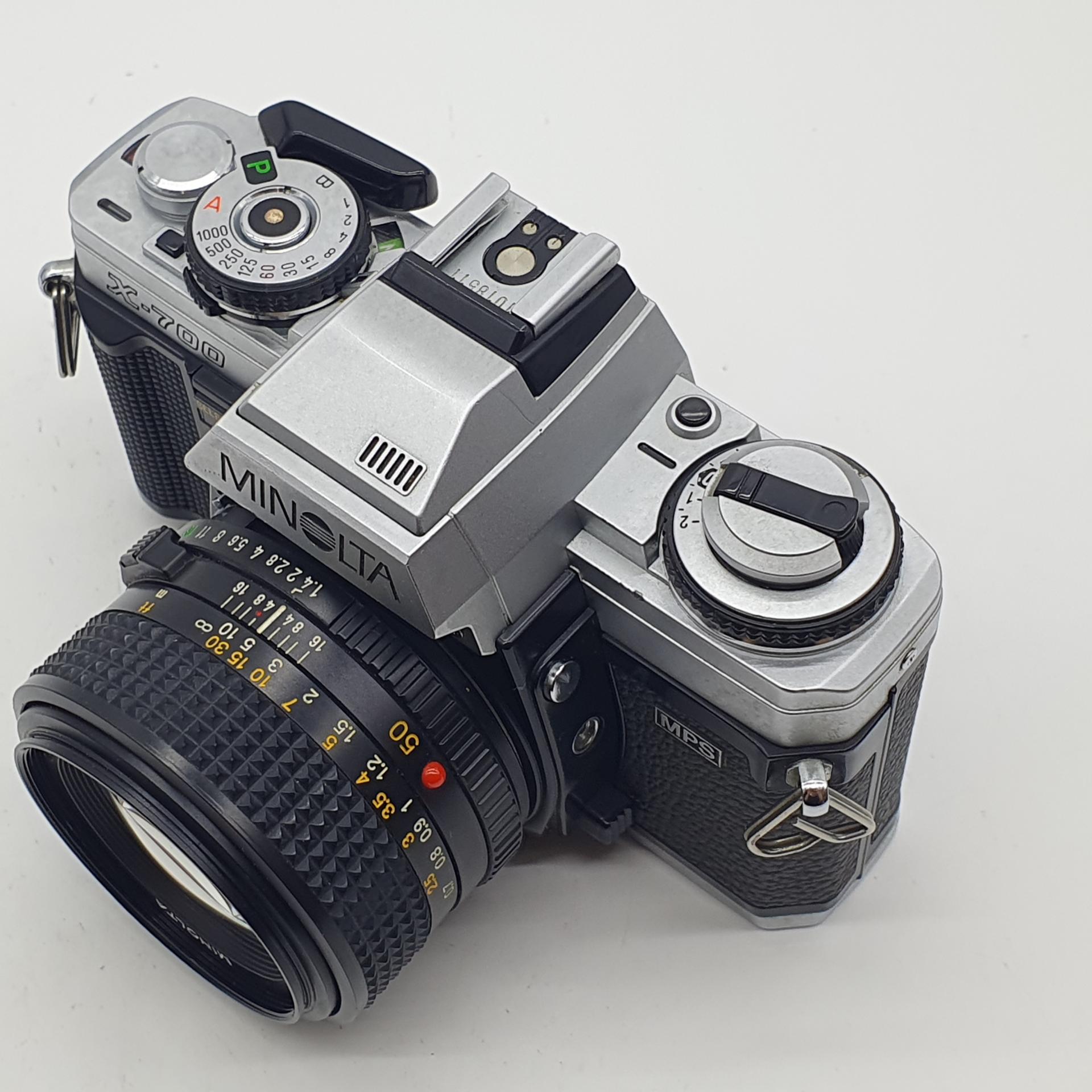 미놀타 X-700 실버바디 + 50mm MD Lens