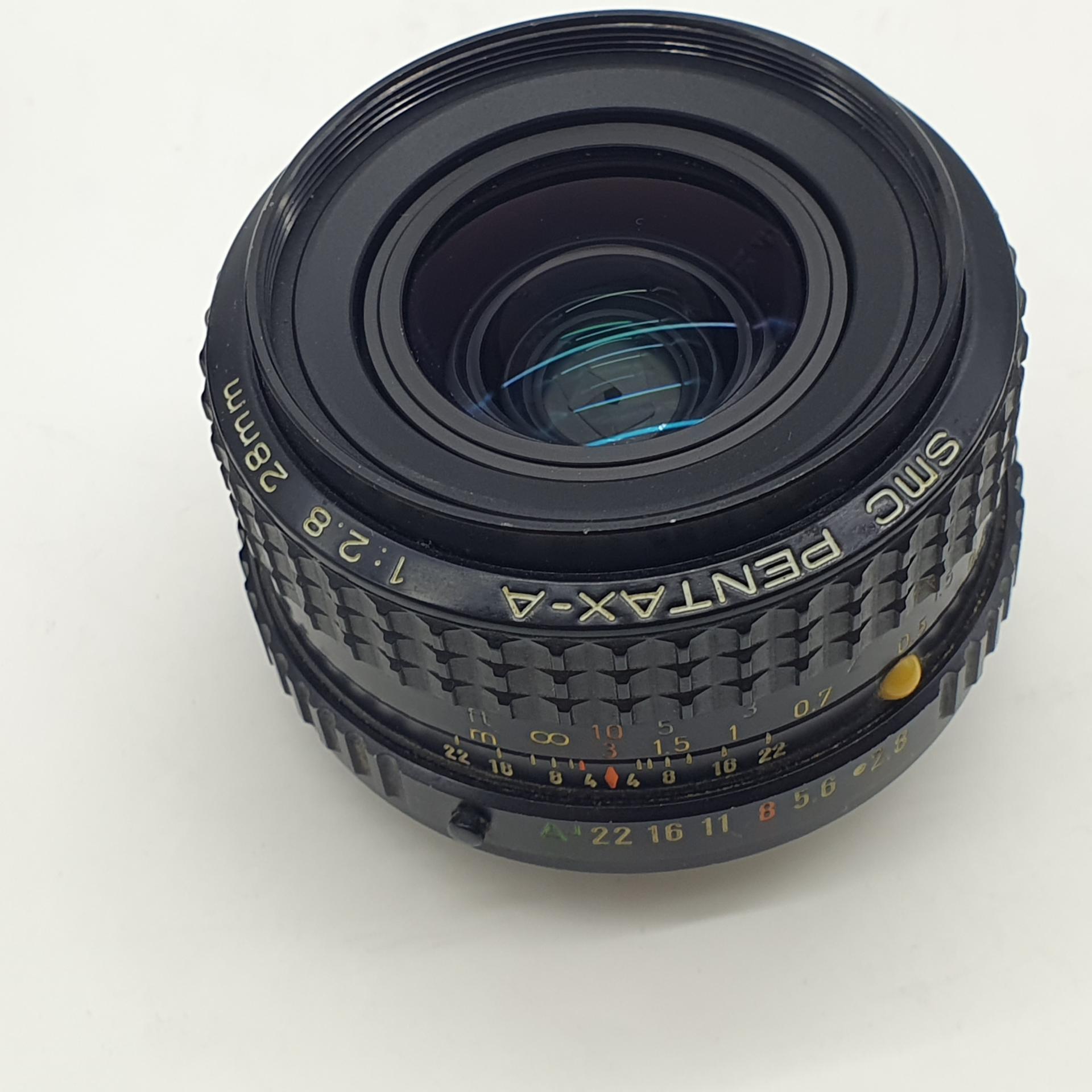 펜탁스 28mm 수동 MF 광각 필름카메라 렌즈 PK마운트