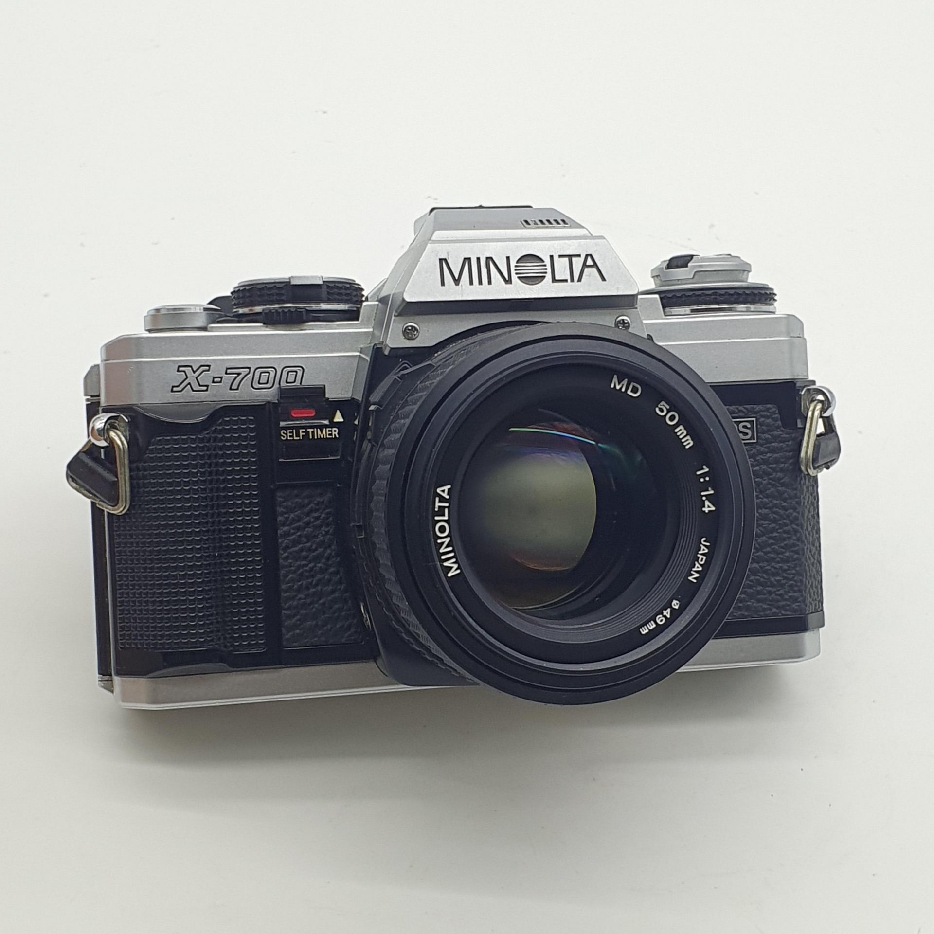 미놀타 X-700 실버바디 + 50mm MD Lens