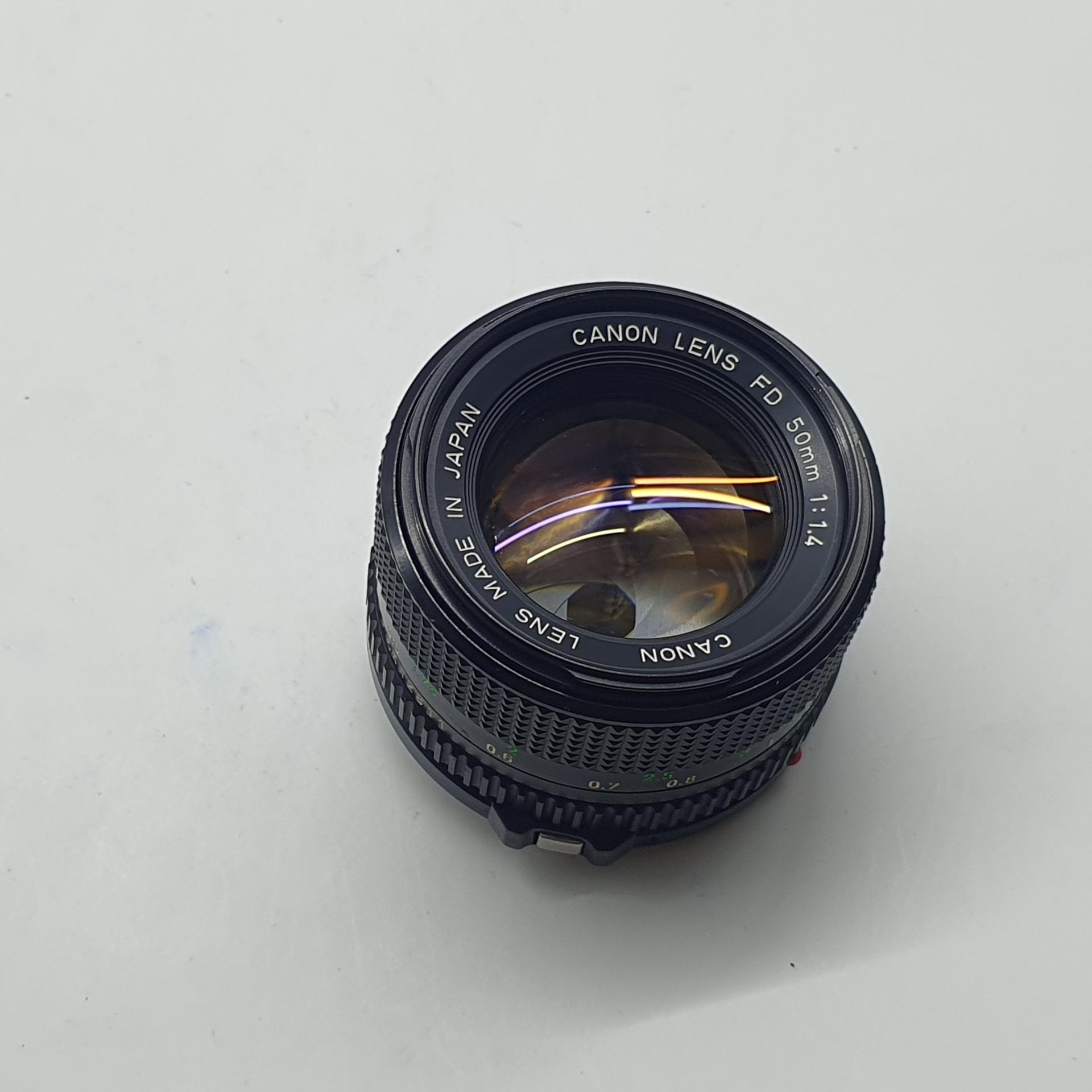 캐논 50mm 수동 MF F1.4 FD NFD 마운트 렌즈