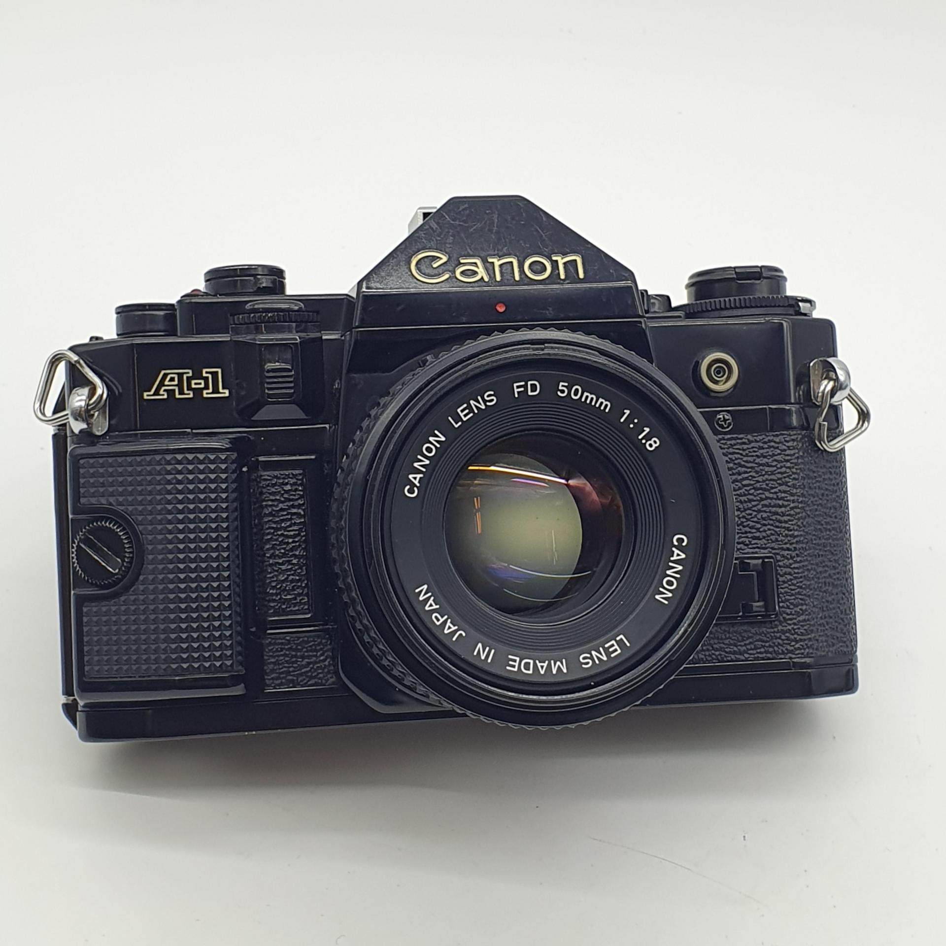 캐논 A-1 Canon + 50mm Lens