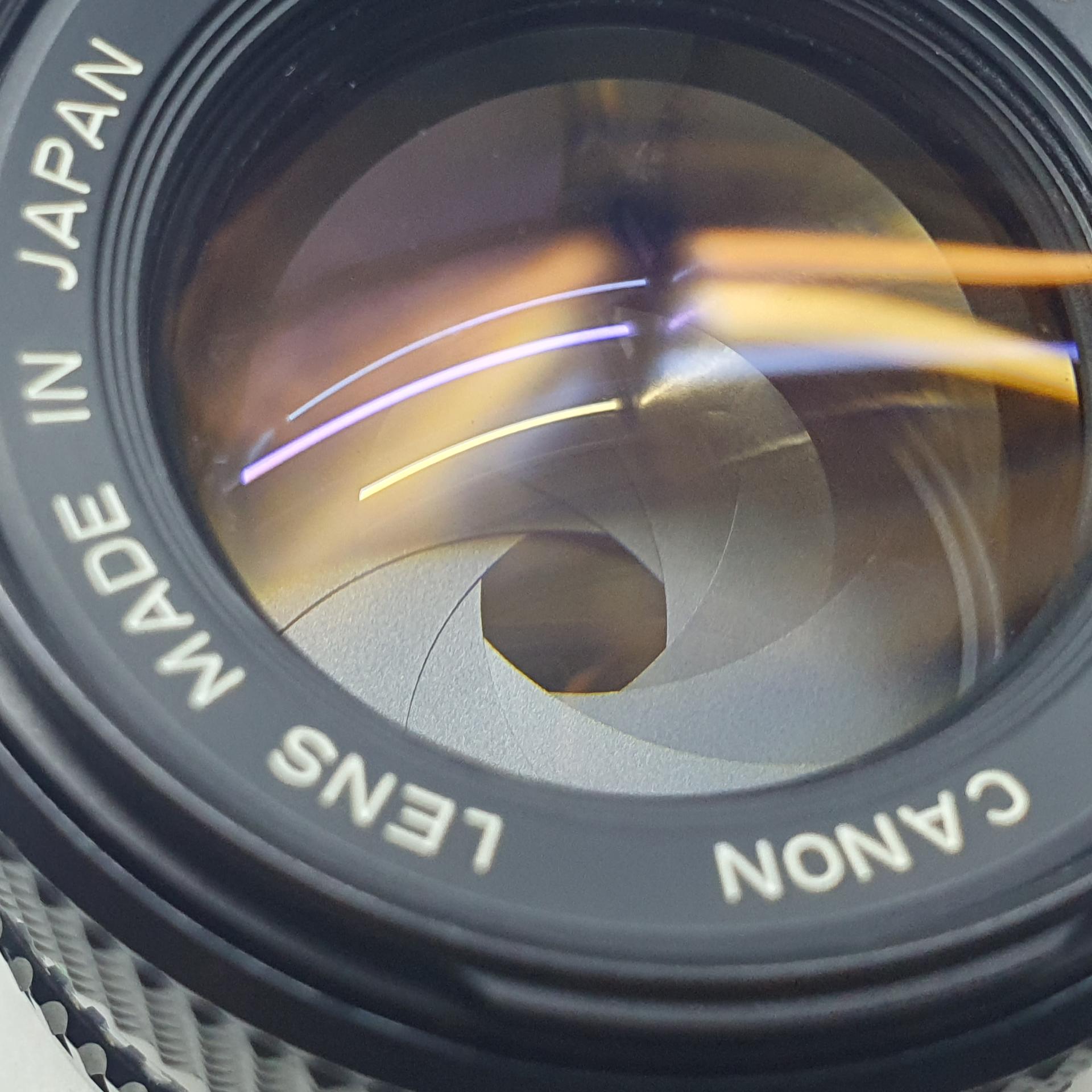 캐논 50mm 수동 MF F1.4 FD NFD 마운트 렌즈