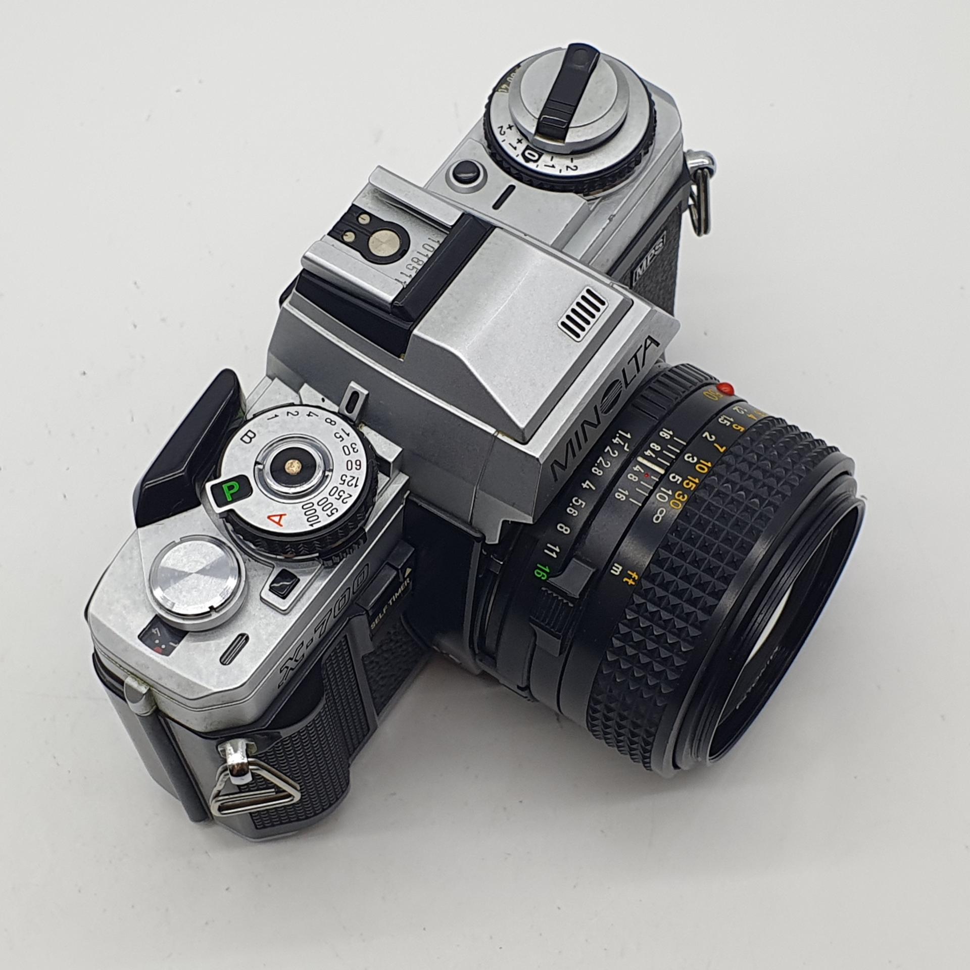 미놀타 X-700 실버바디 + 50mm MD Lens