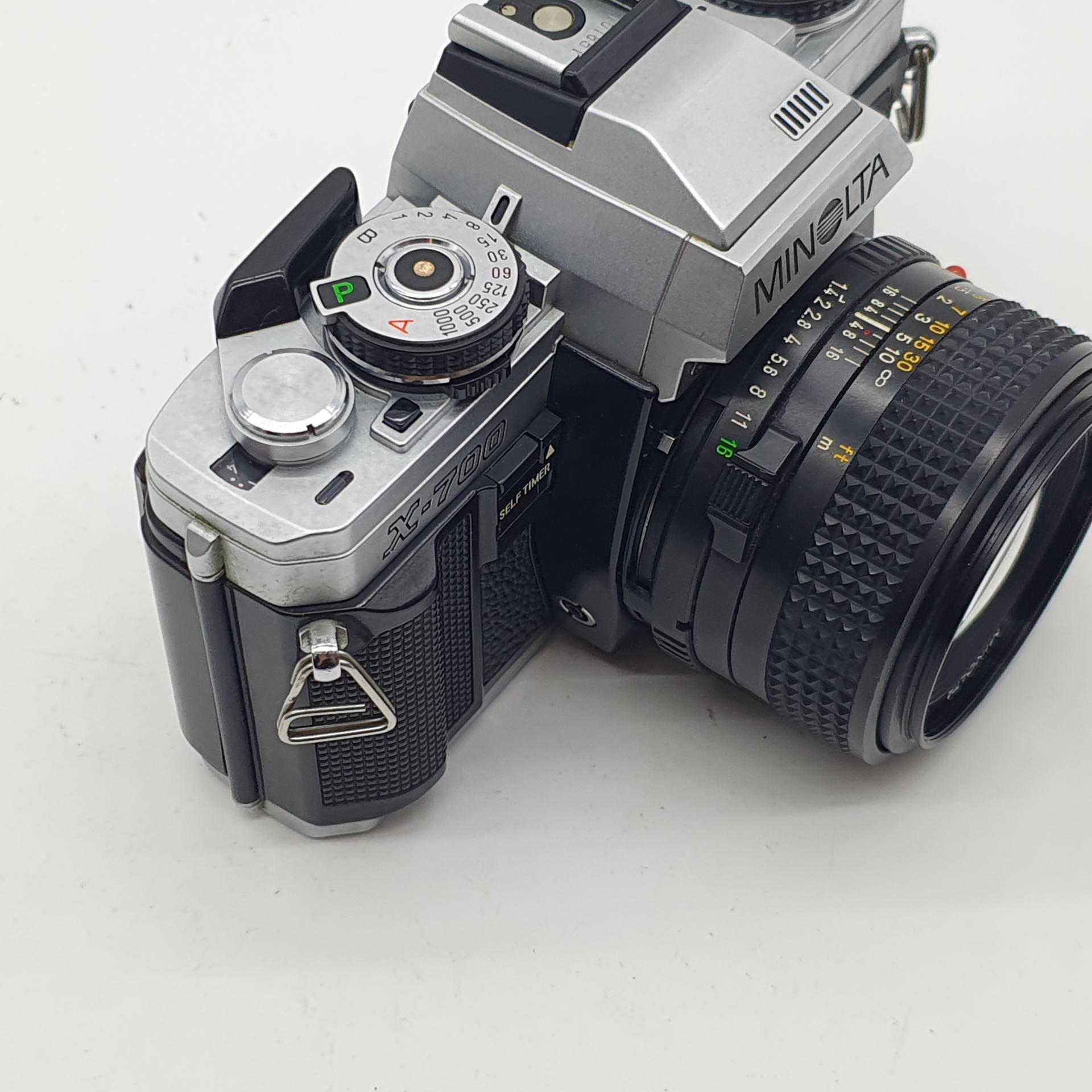 미놀타 X-700 실버바디 + 50mm MD Lens