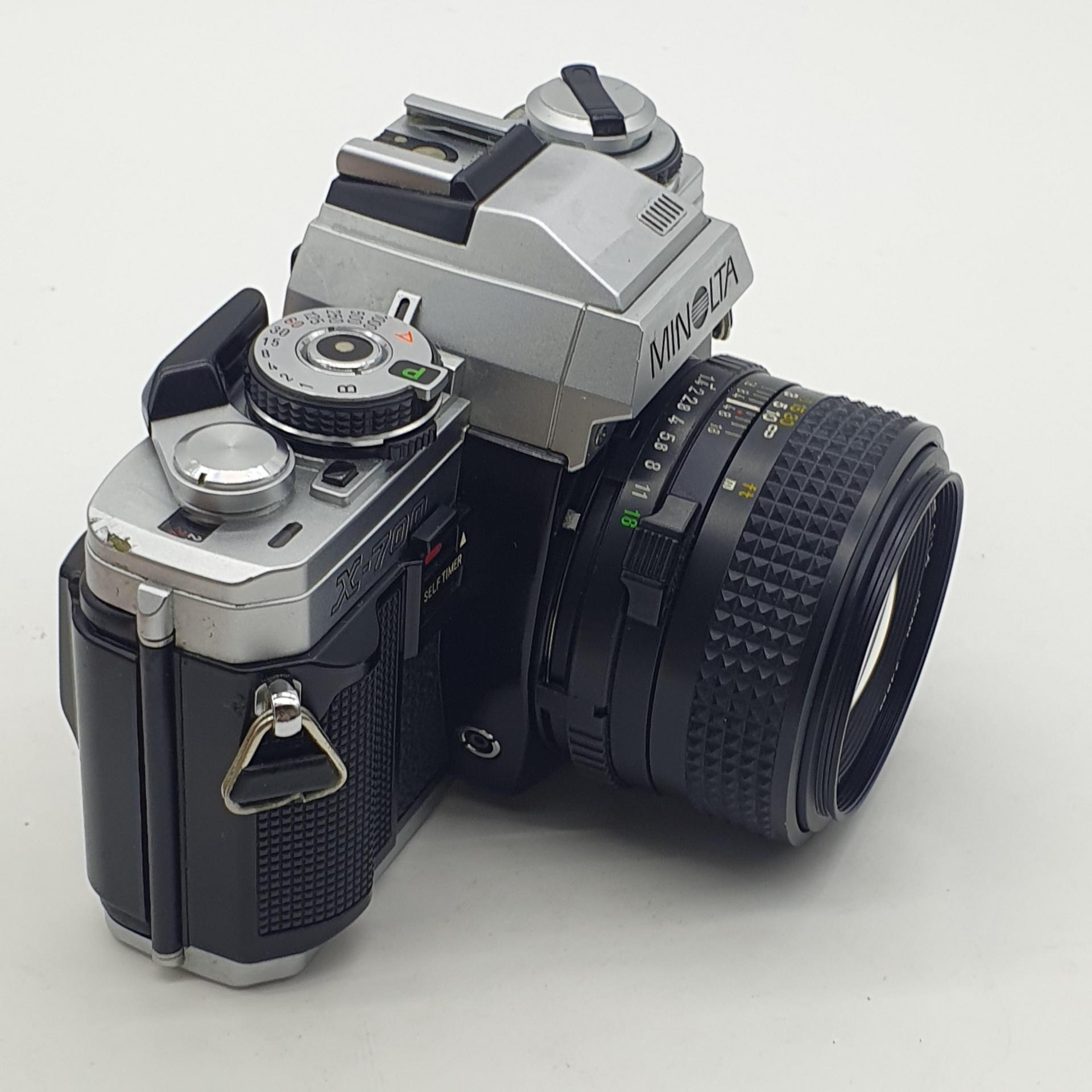 미놀타 X-700 실버바디 + 50mm MD Lens