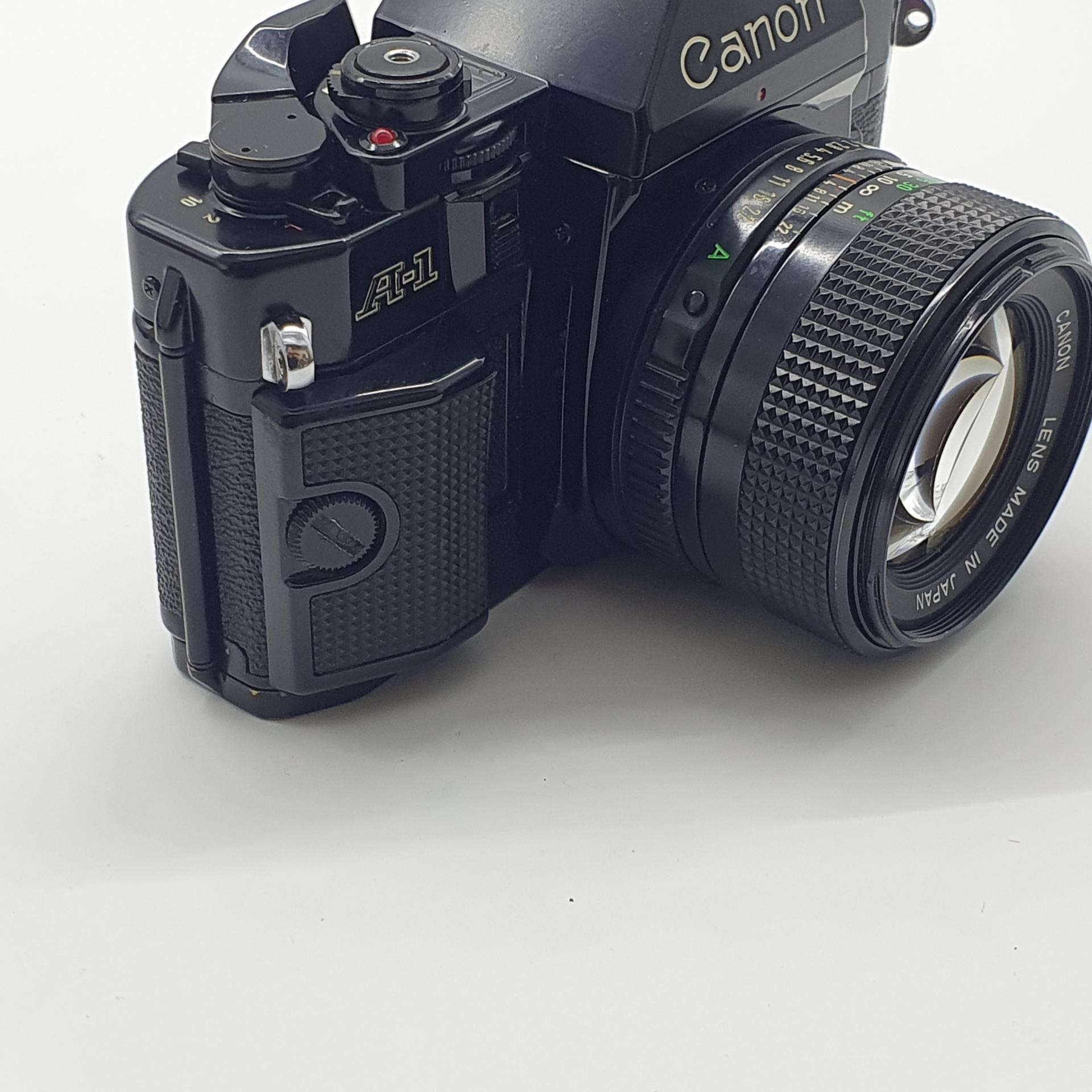 캐논 A-1 Canon + 50mm Lens