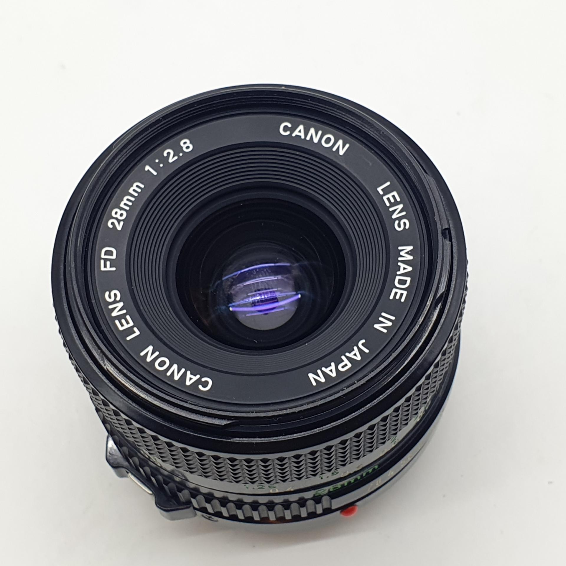 캐논 28mm 수동 MF FD 마운트 렌즈