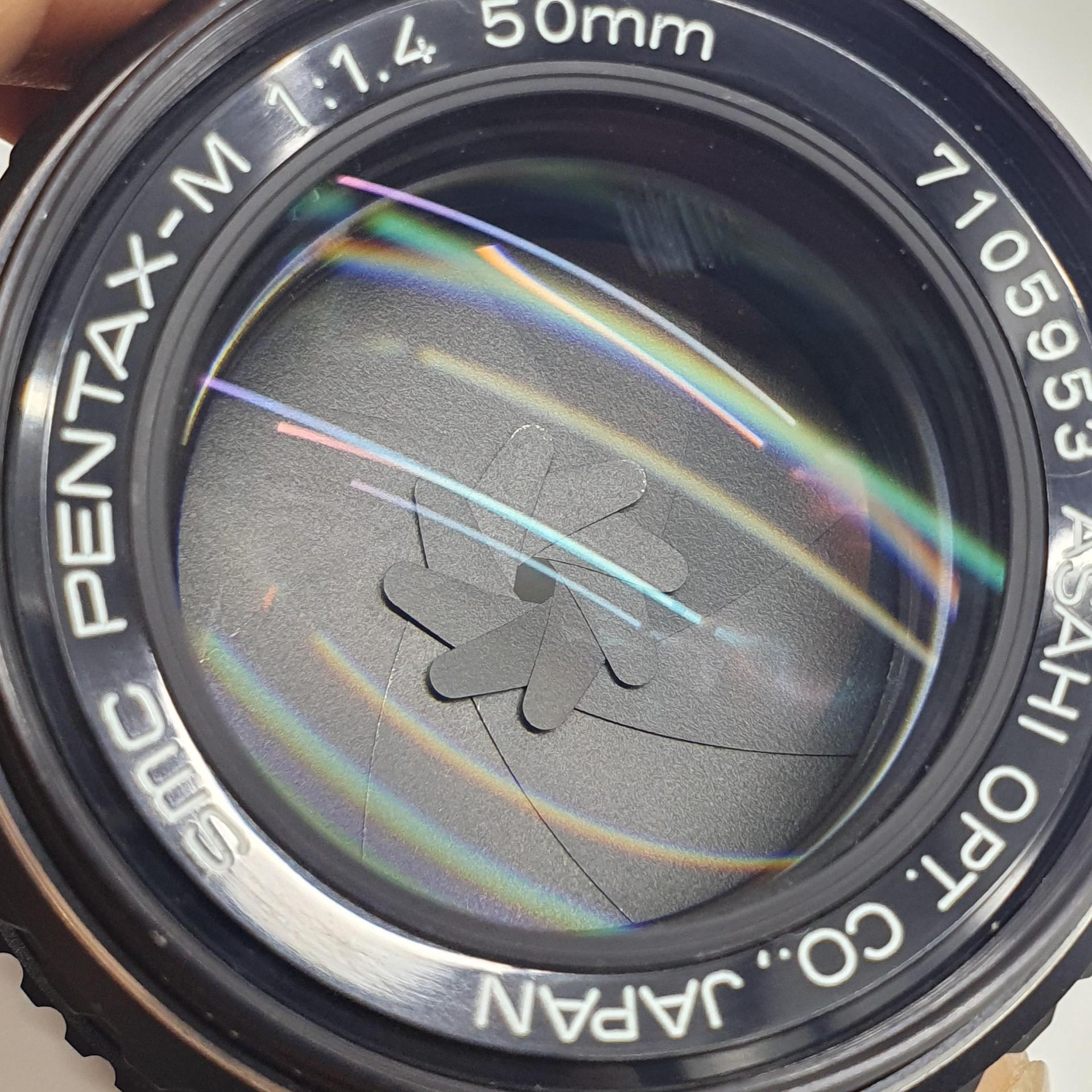 펜탁스 50mm F1.4 수동 MF SMC PK 마운트 렌즈