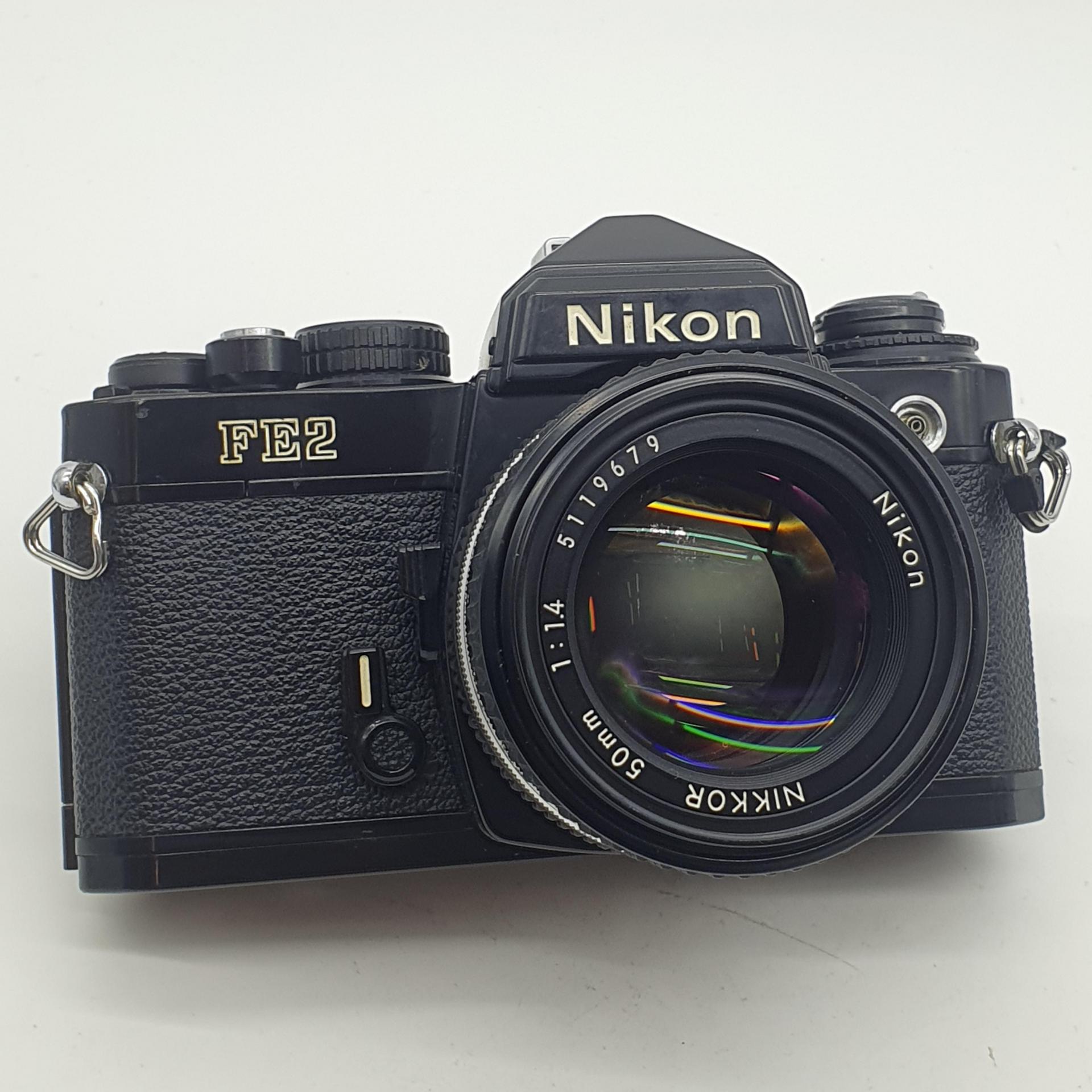 니콘 FE2 Nikon + 50mm nikkor *블랙핑크 리사 필름카메라🎈