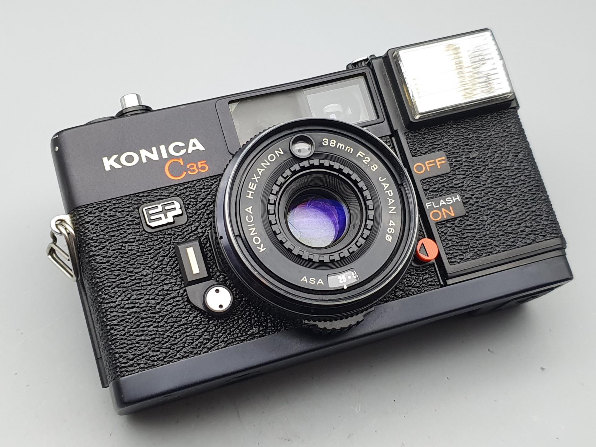 Konica C35 EF D メーカー直売 - フィルムカメラ