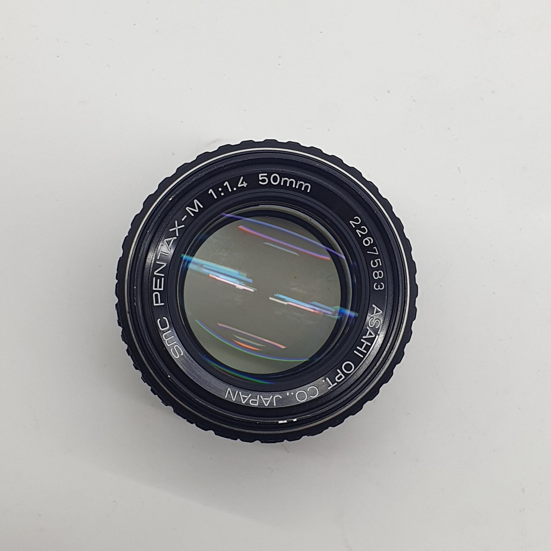 펜탁스 50mm F1.4 수동 MF SMC PK 마운트 렌즈
