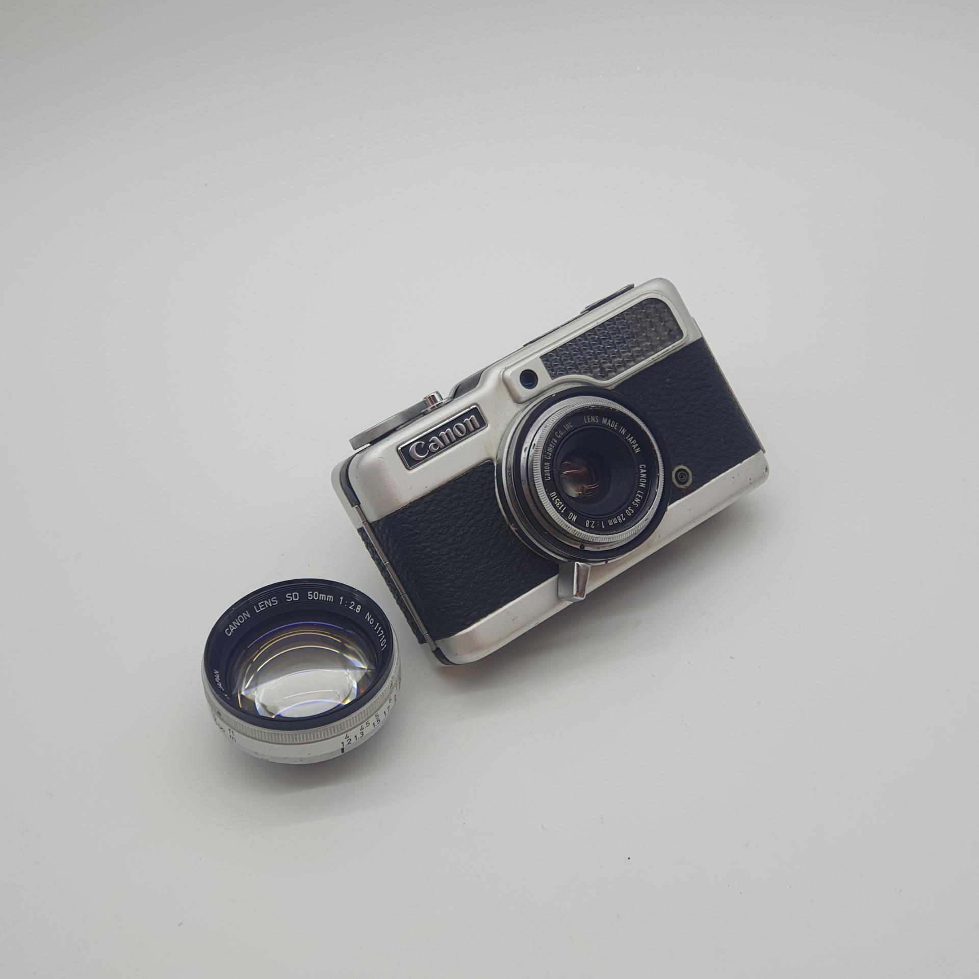 캐논 데미 C Demi C + 50mm F2.8 + 28mm F2.8 드미
