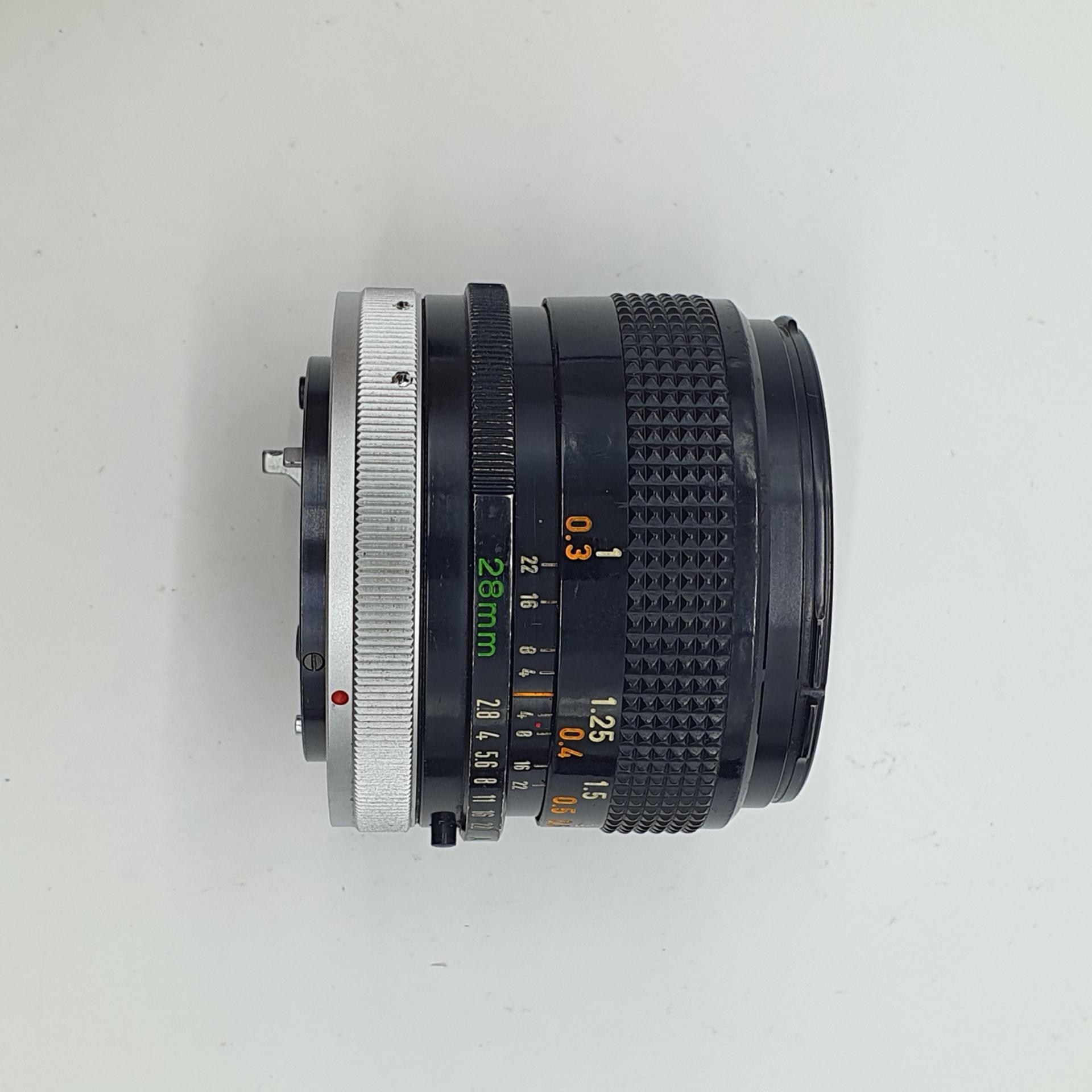 캐논 28mm 수동 MF FD 마운트 렌즈