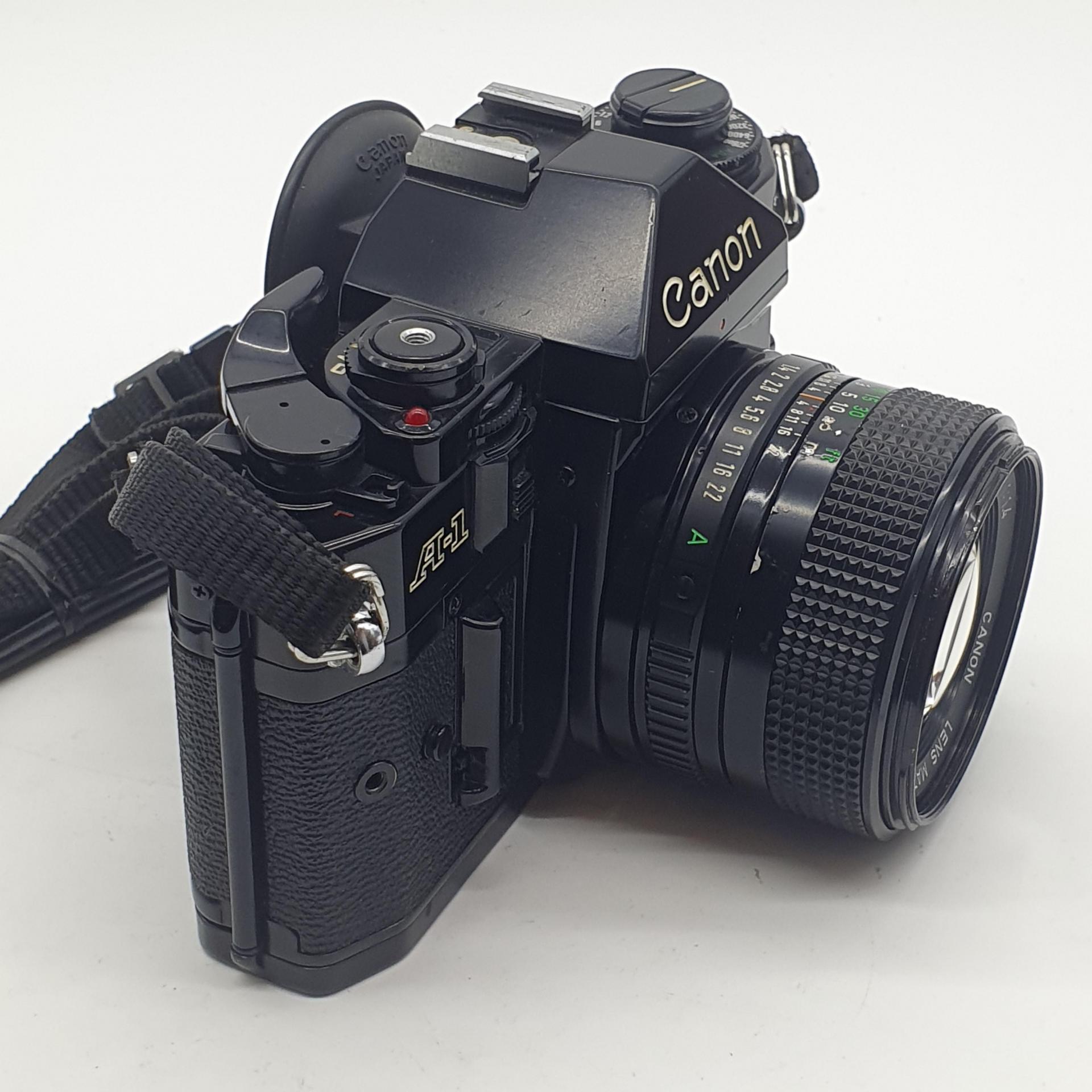 캐논 A-1 Canon + 50mm Lens