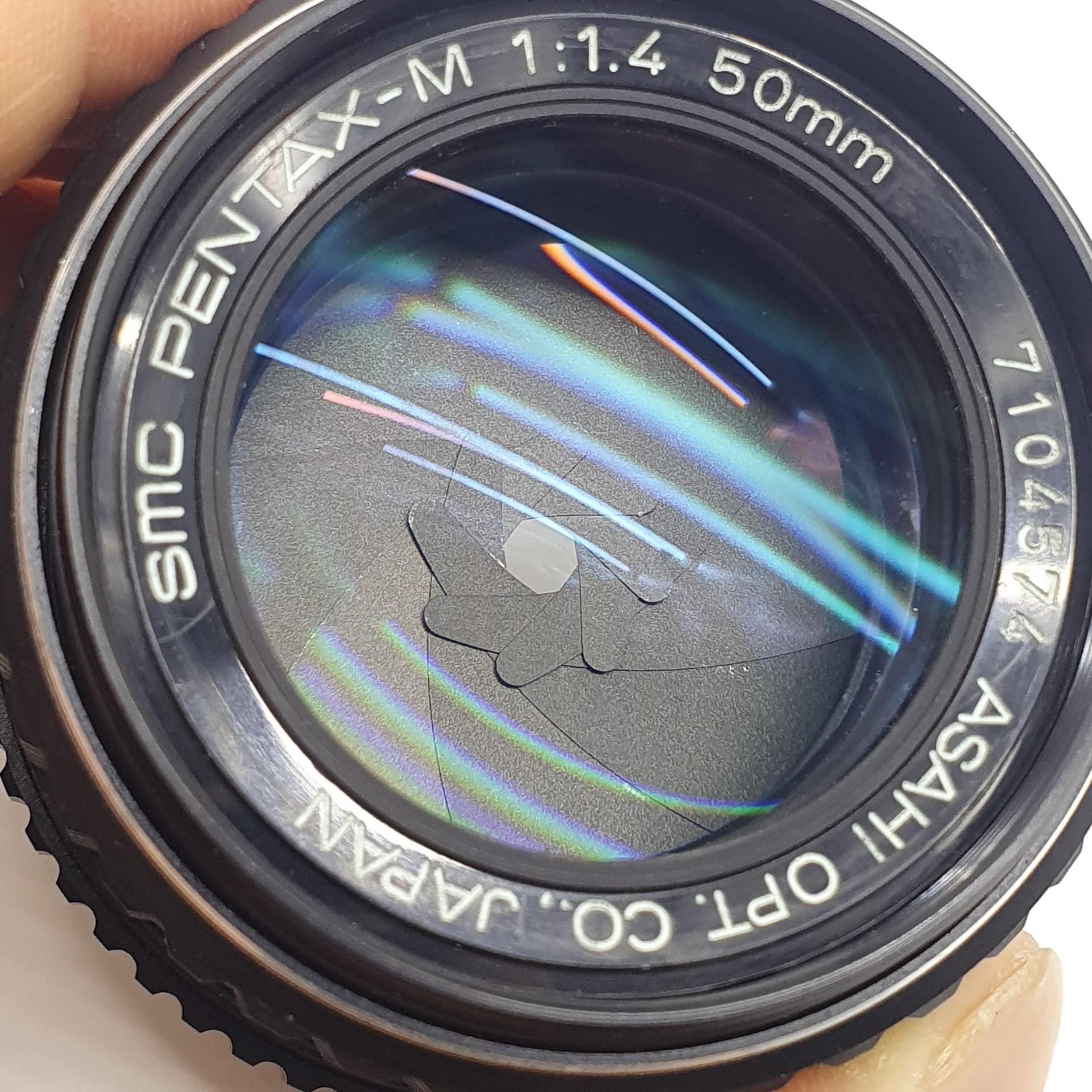 펜탁스 50mm F1.4 수동 MF SMC PK 마운트 렌즈