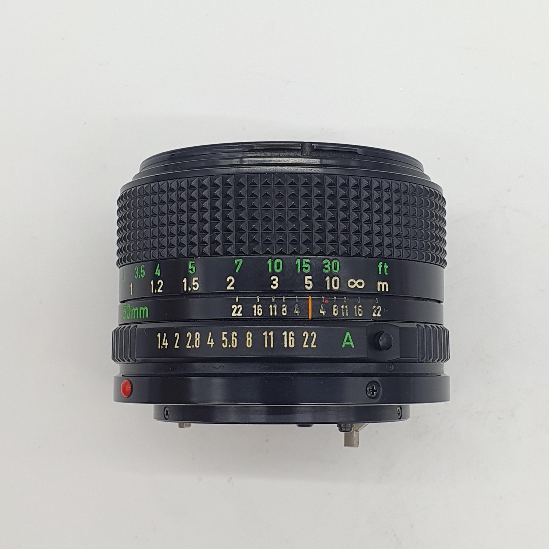 캐논 50mm 수동 MF F1.4 FD NFD 마운트 렌즈