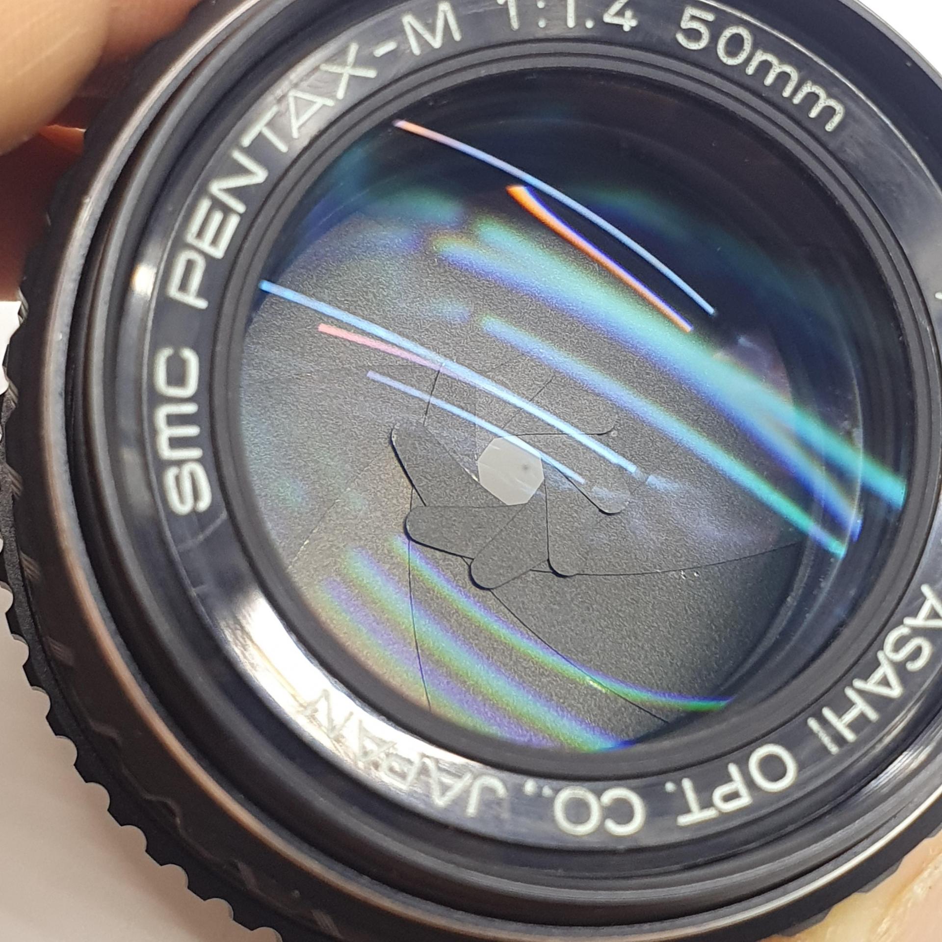 펜탁스 50mm F1.4 수동 MF SMC PK 마운트 렌즈